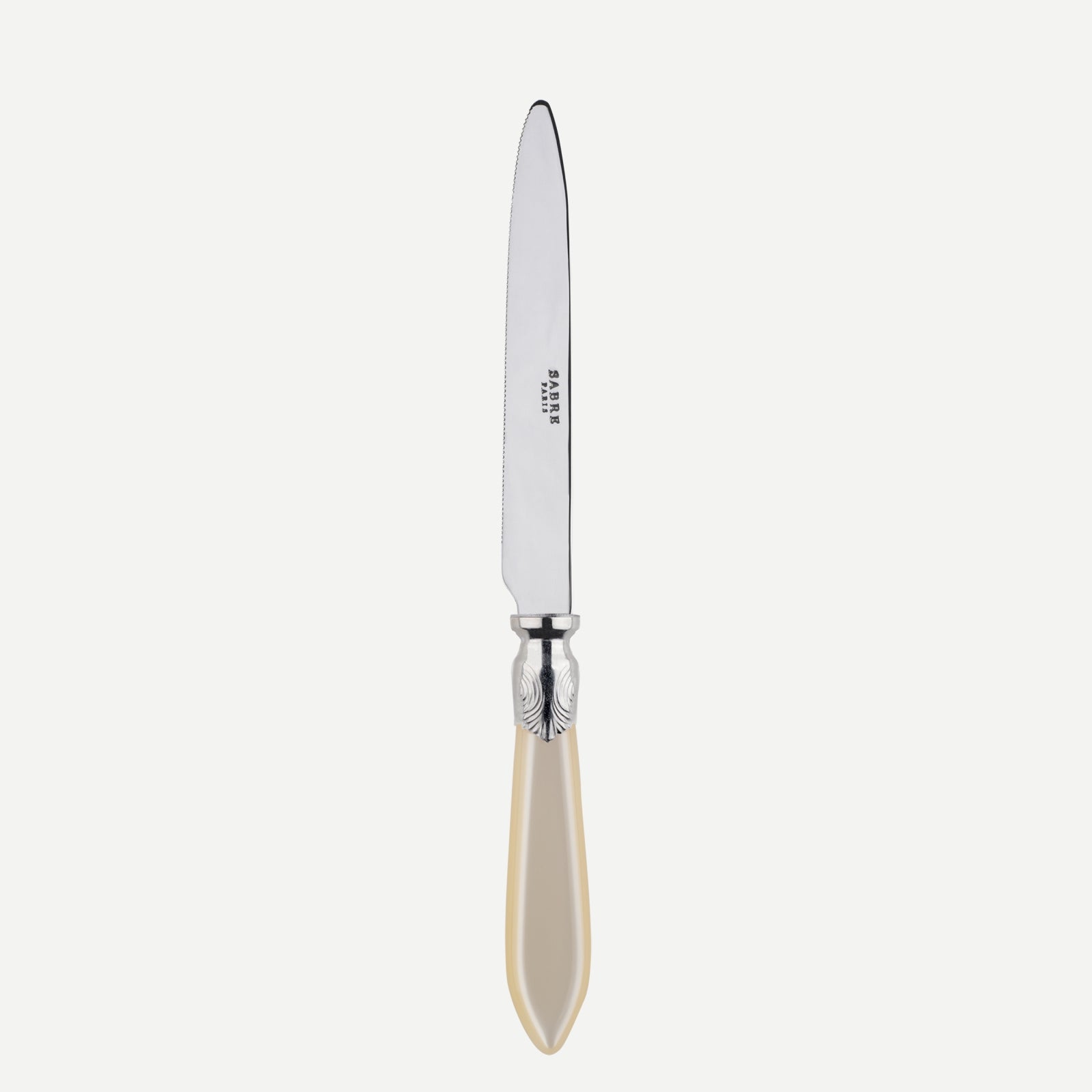 Serrated Dinner knife Blade - Baguette - Pearl