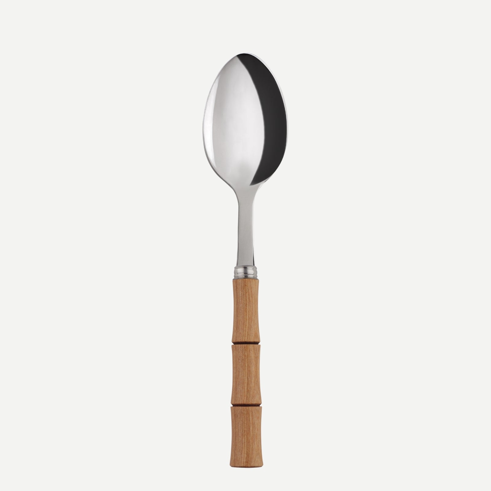 Dessert spoon - Bamboo - Light press wood