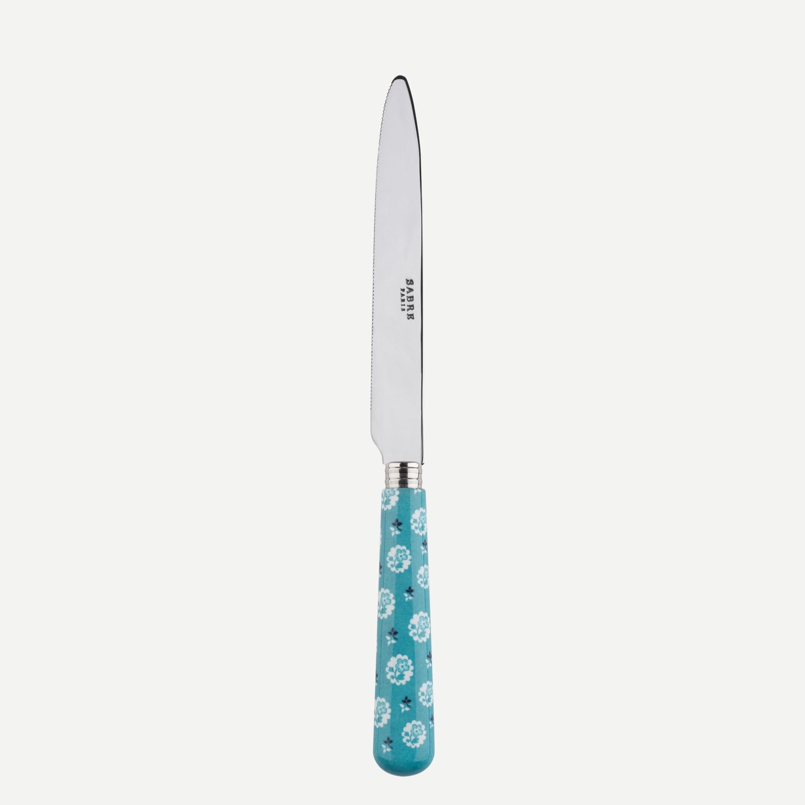 Serrated Dinner knife Blade - Provencal - Turquoise