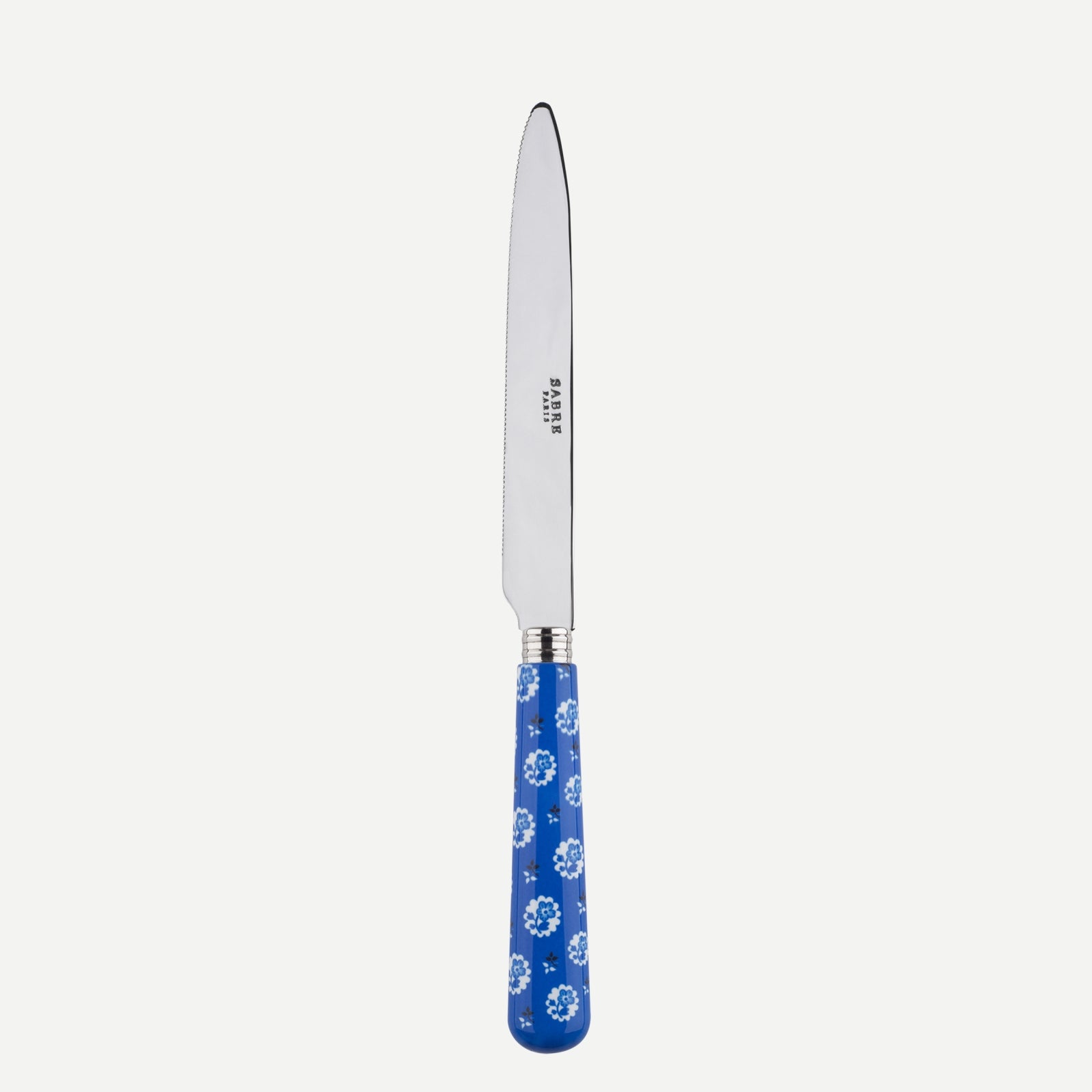 Serrated Dinner knife Blade - Provencal - Lapis blue