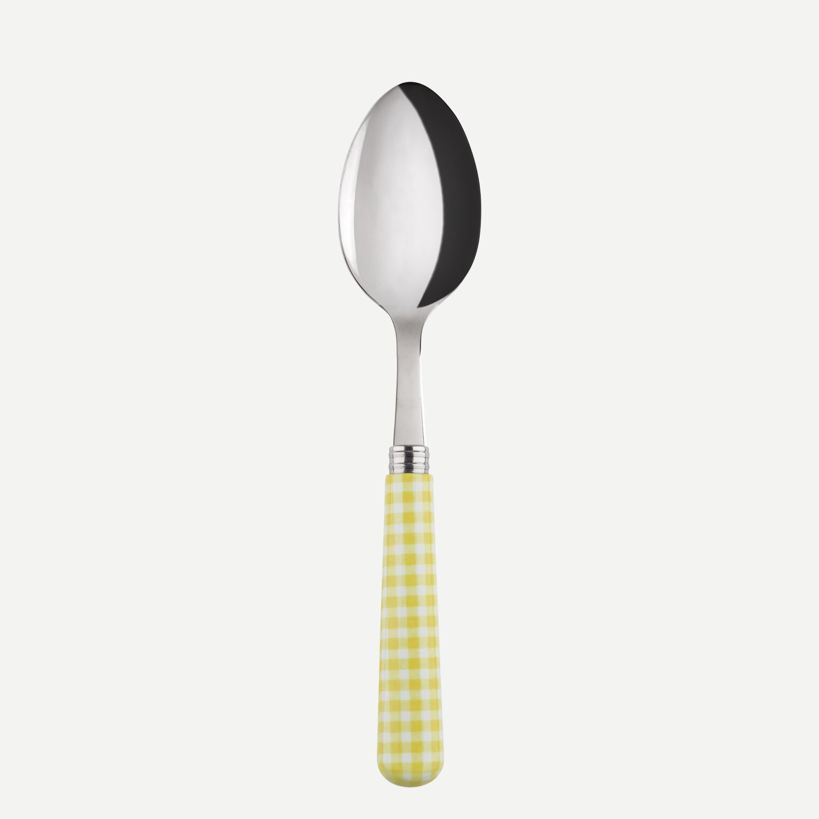 Soup spoon - Gingham - Yellow
