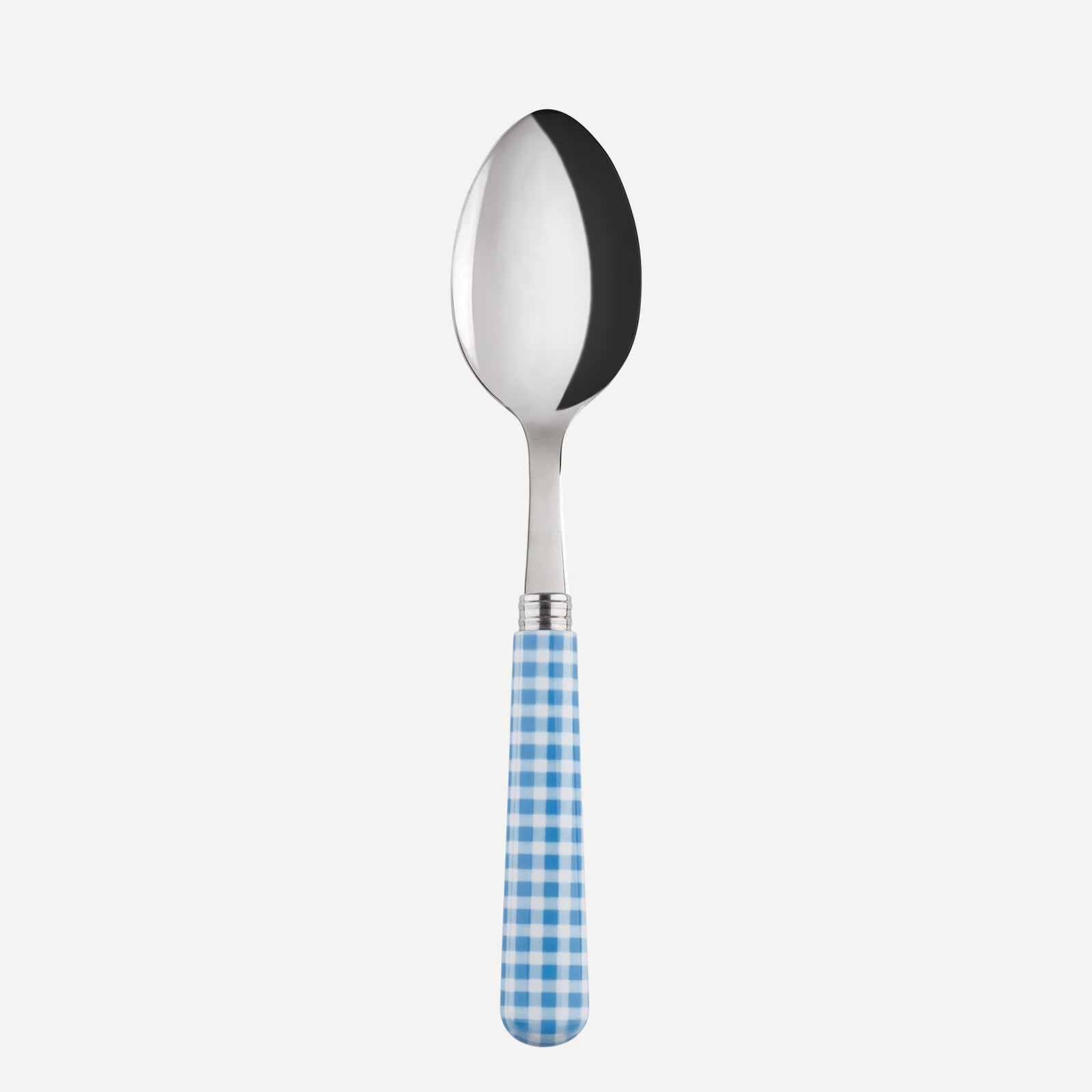 Soup spoon - Gingham - Light blue