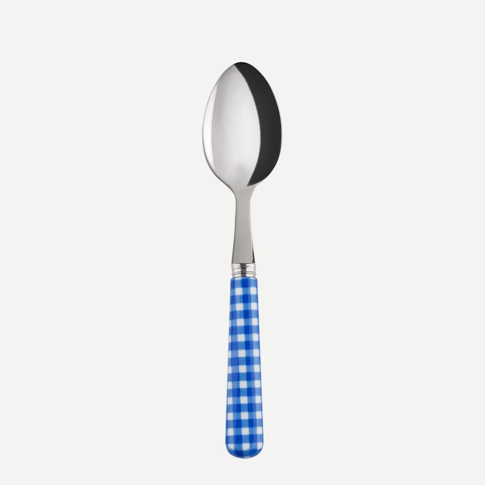 Teaspoon - Gingham - Lapis blue