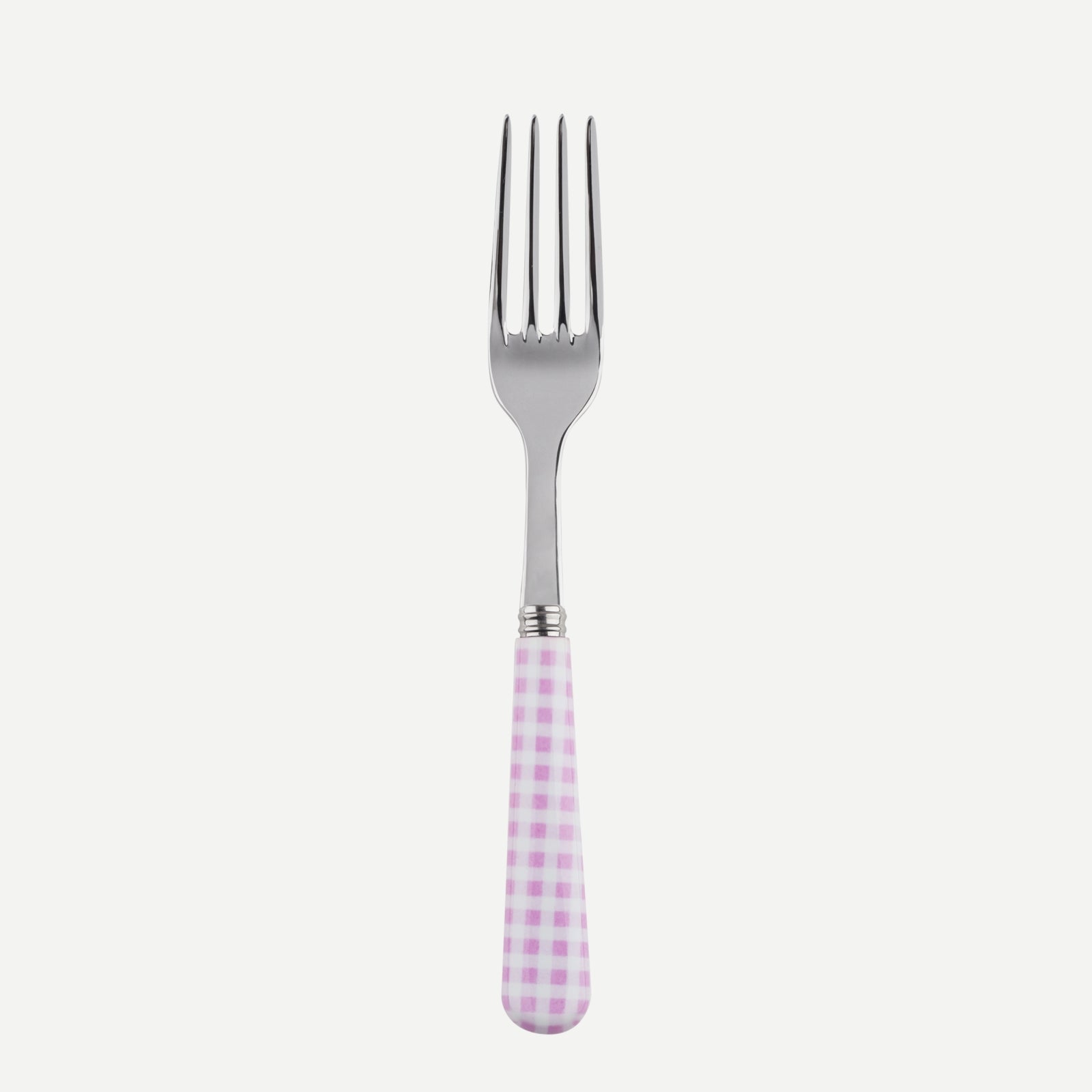 salad fork - Gingham - Pink