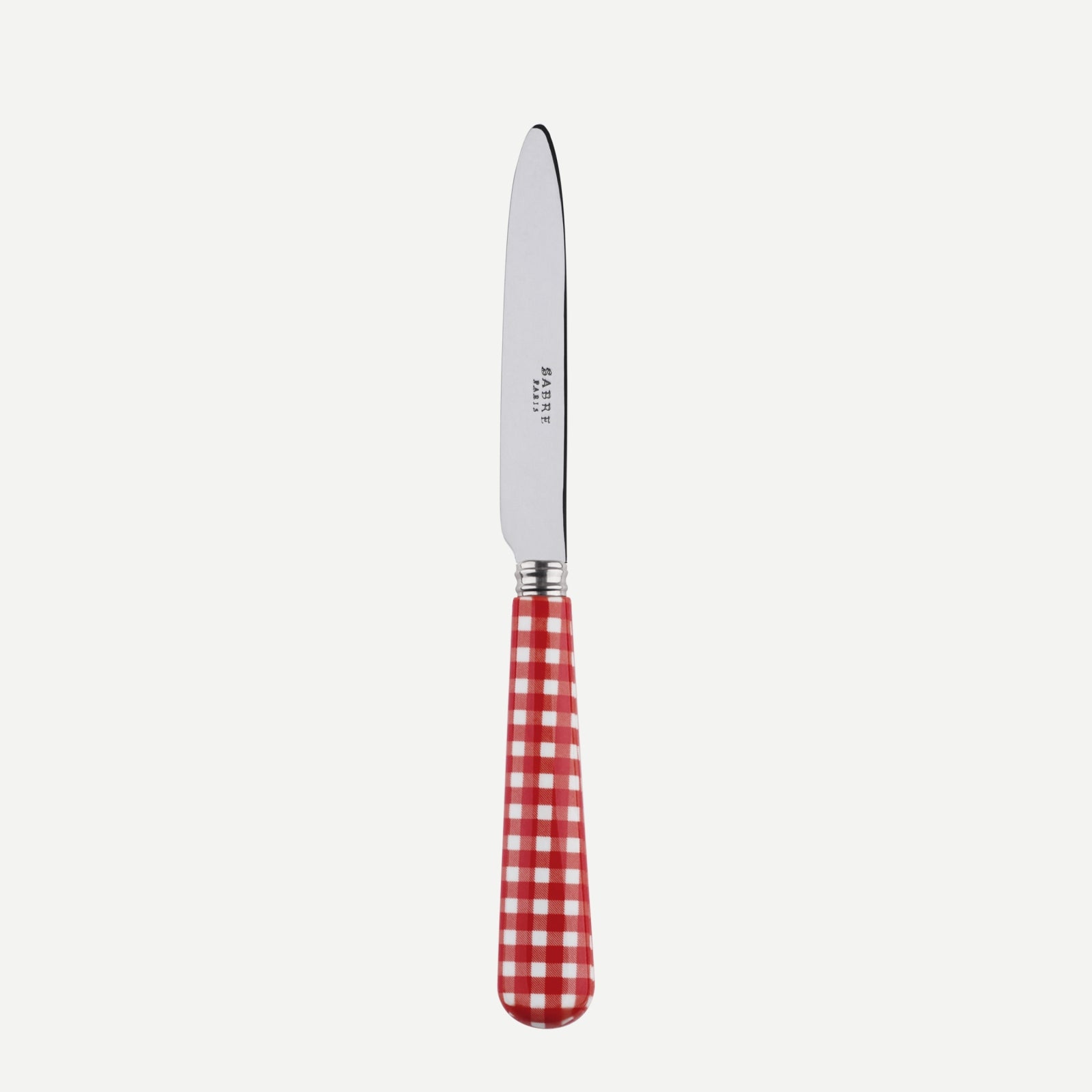 Dessert knife - Gingham - Red