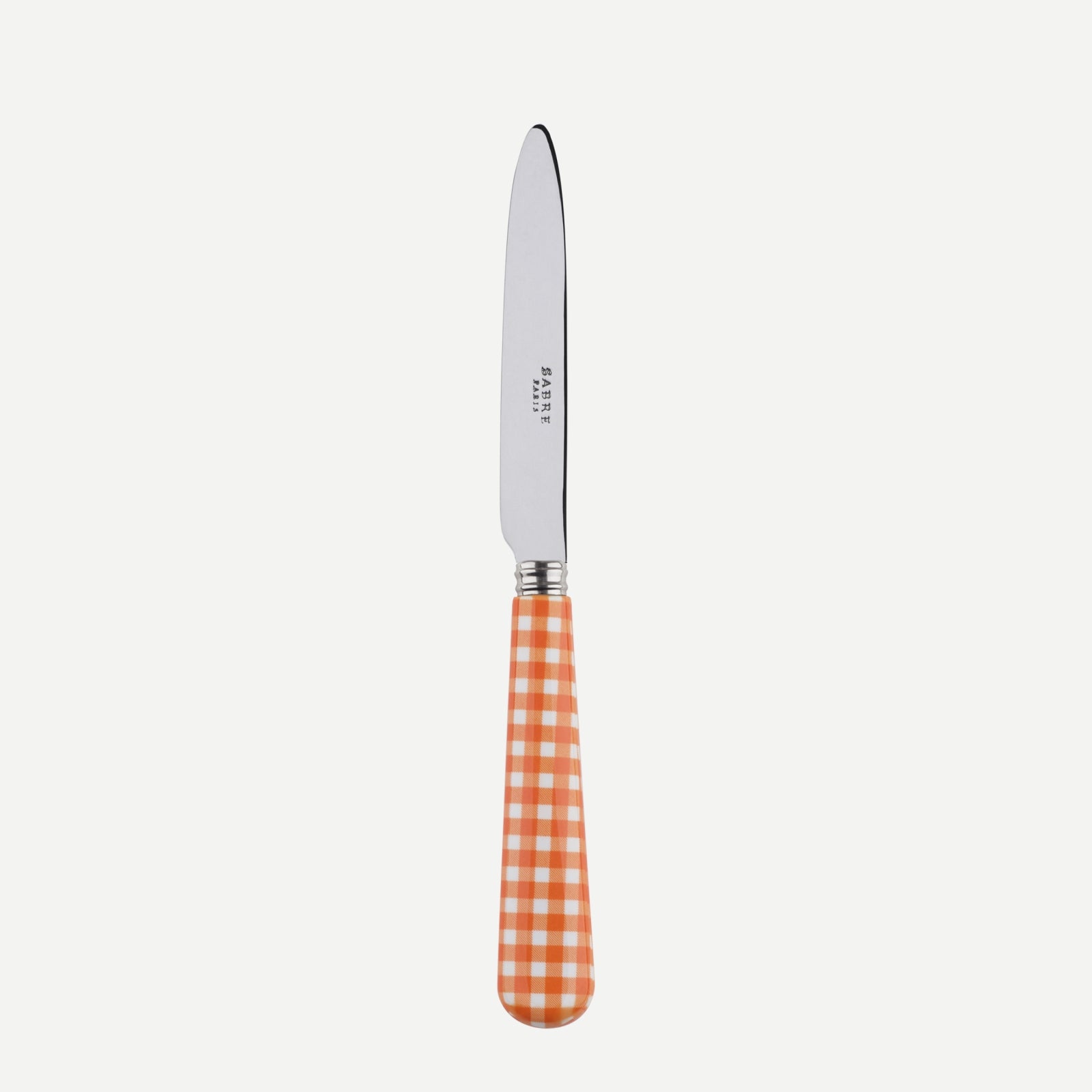Dessert knife - Gingham - Orange