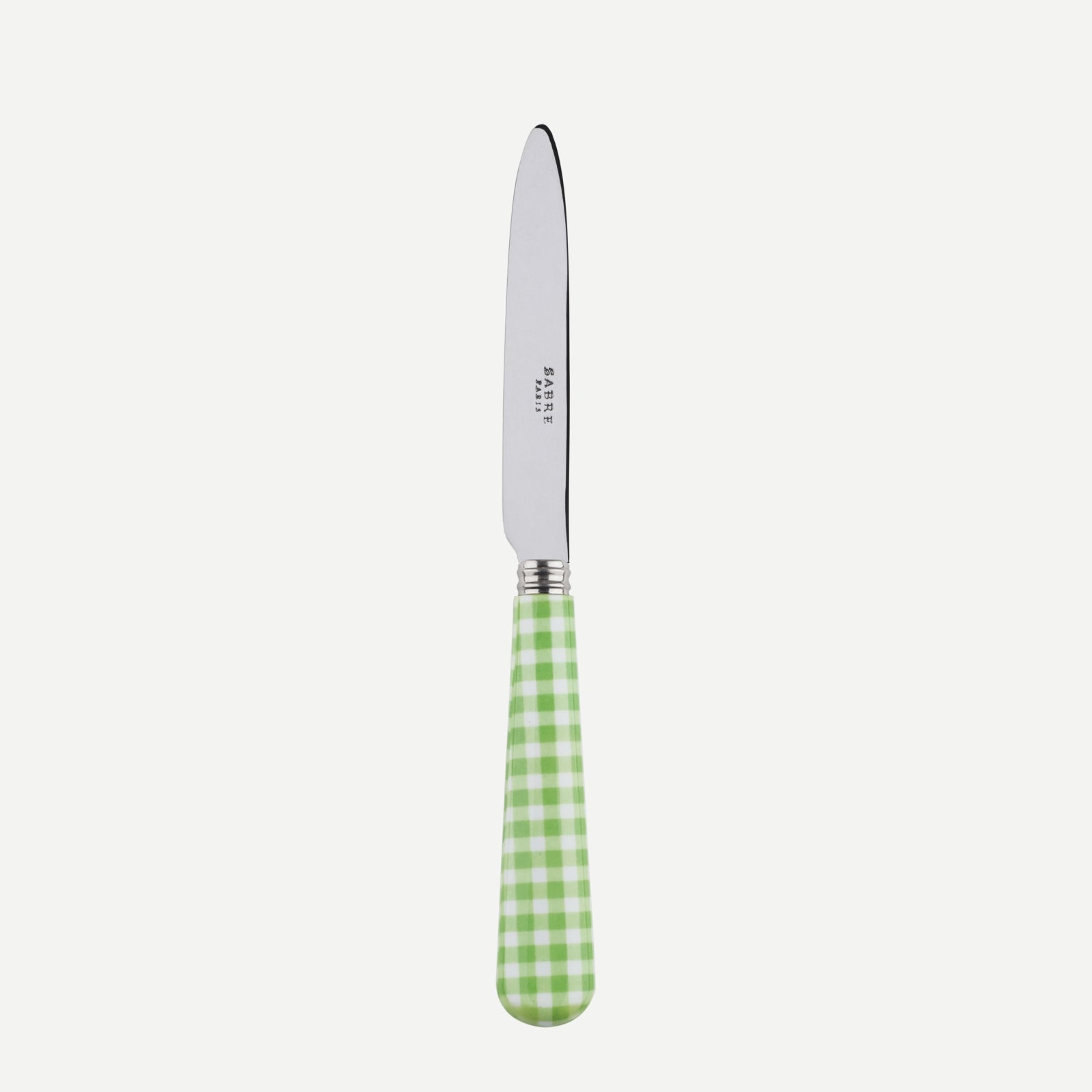Dessert knife - Gingham - Garden green