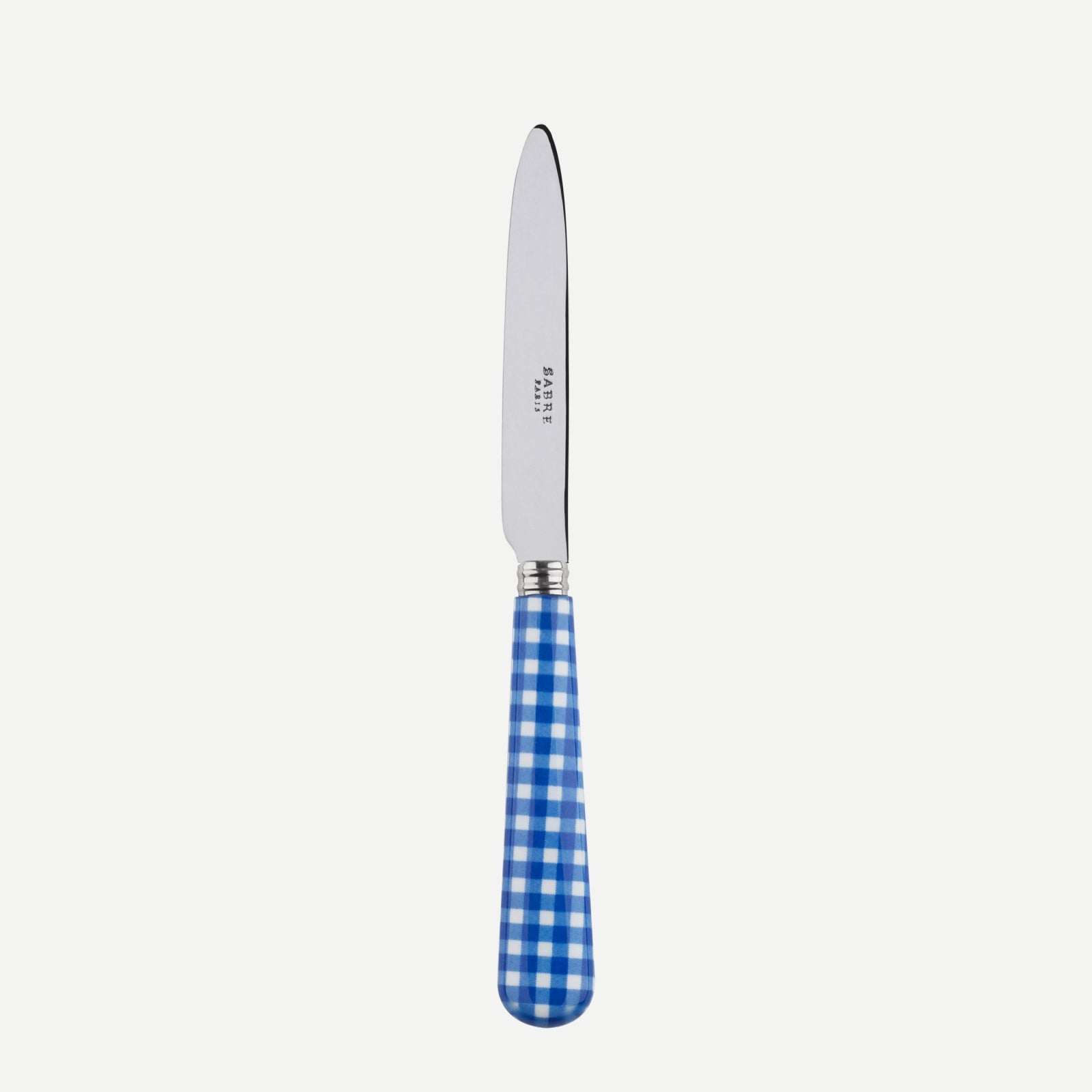 Cake knife - Gingham - Lapis blue
