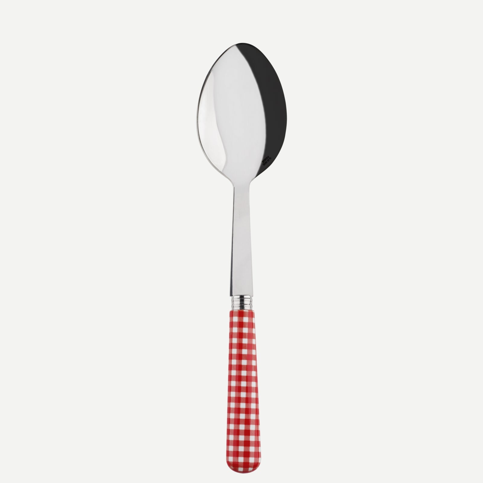 Serving spoon - Gingham - Red