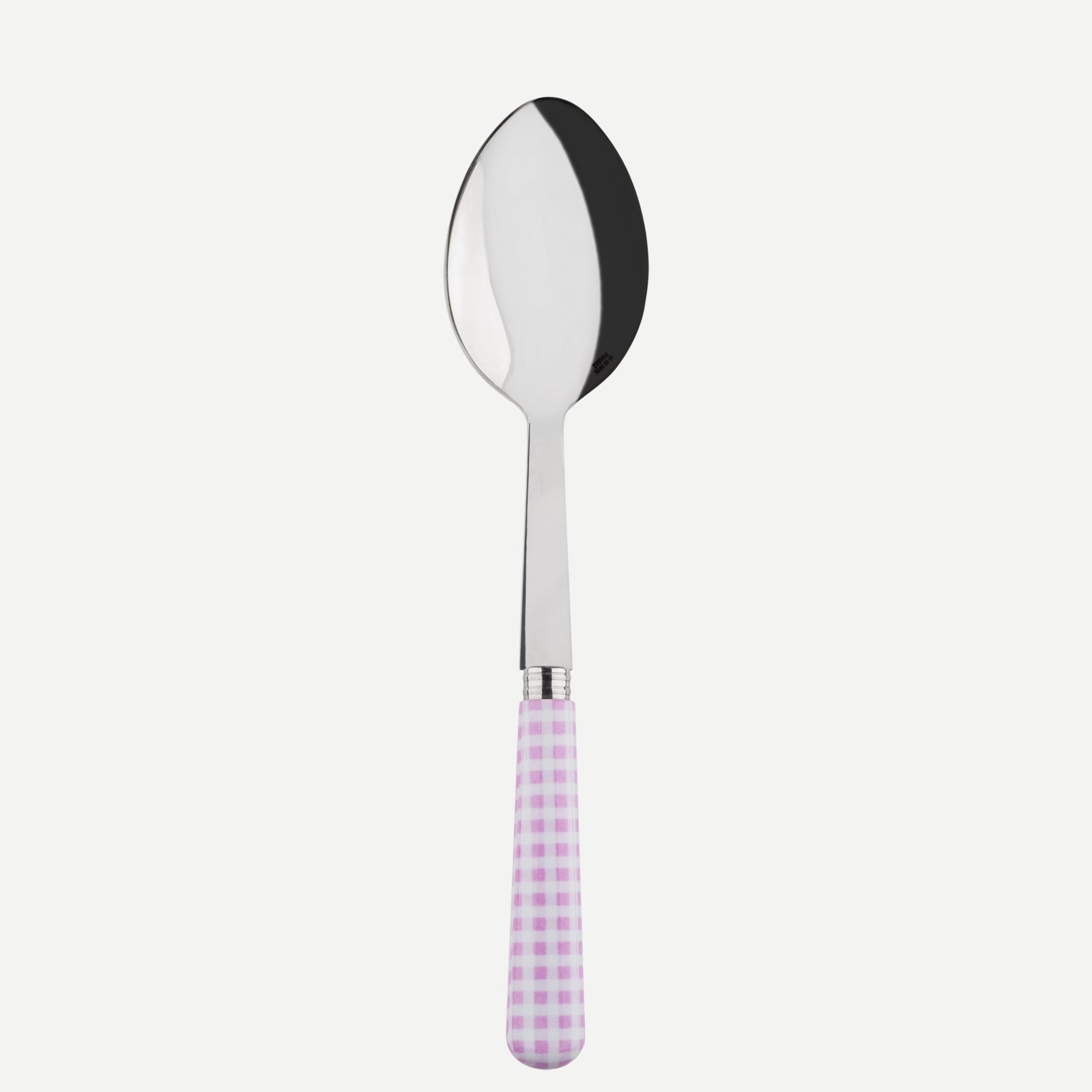 Serving spoon - Gingham - Pink