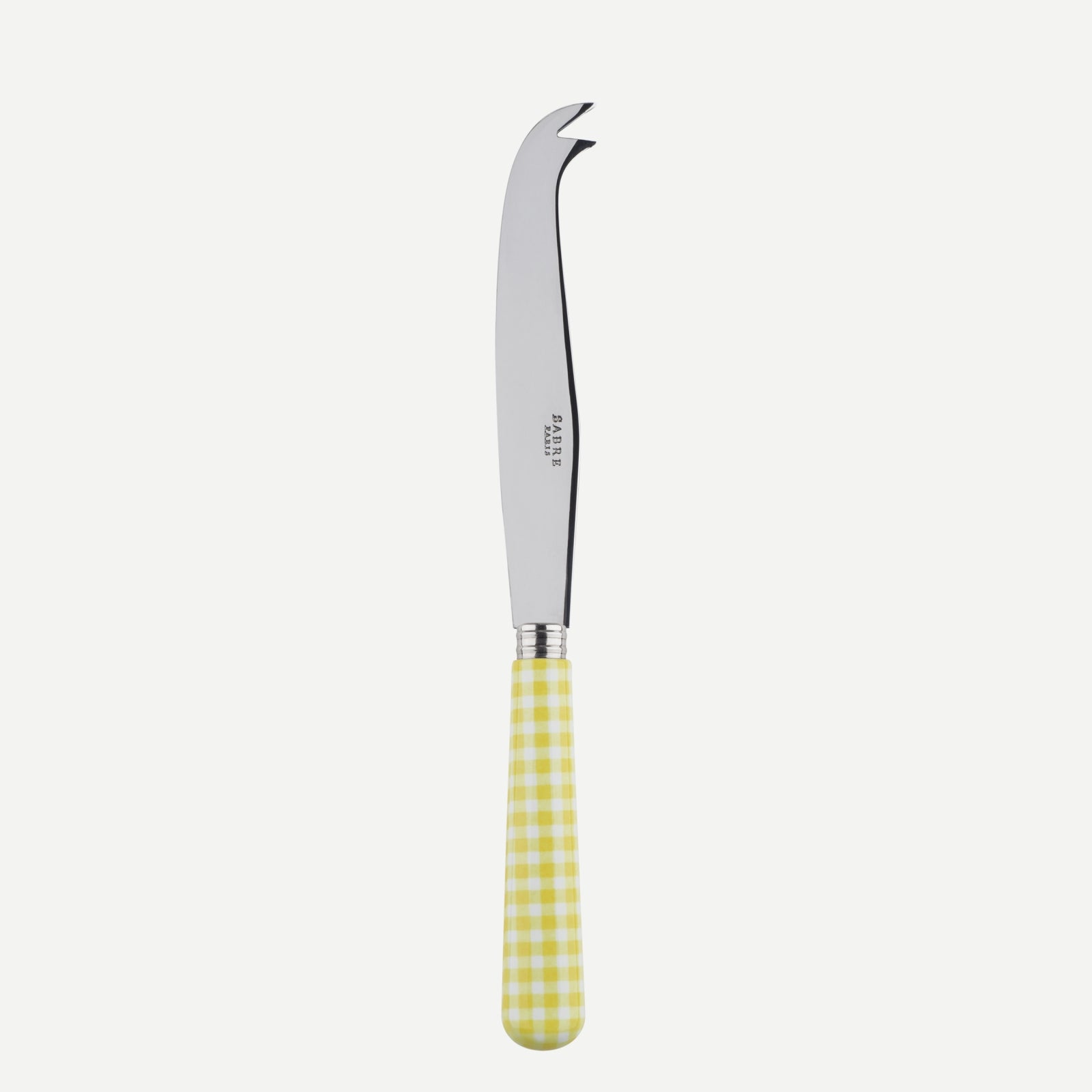 Cheese knives - Gingham - Yellow