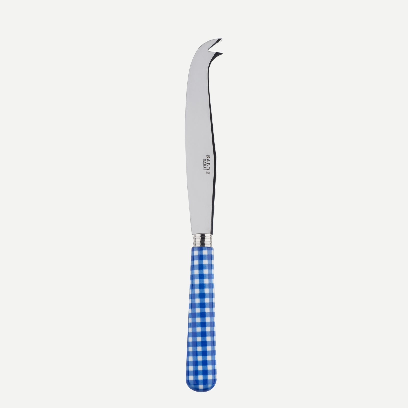 Cheese knives - Gingham - Lapis blue