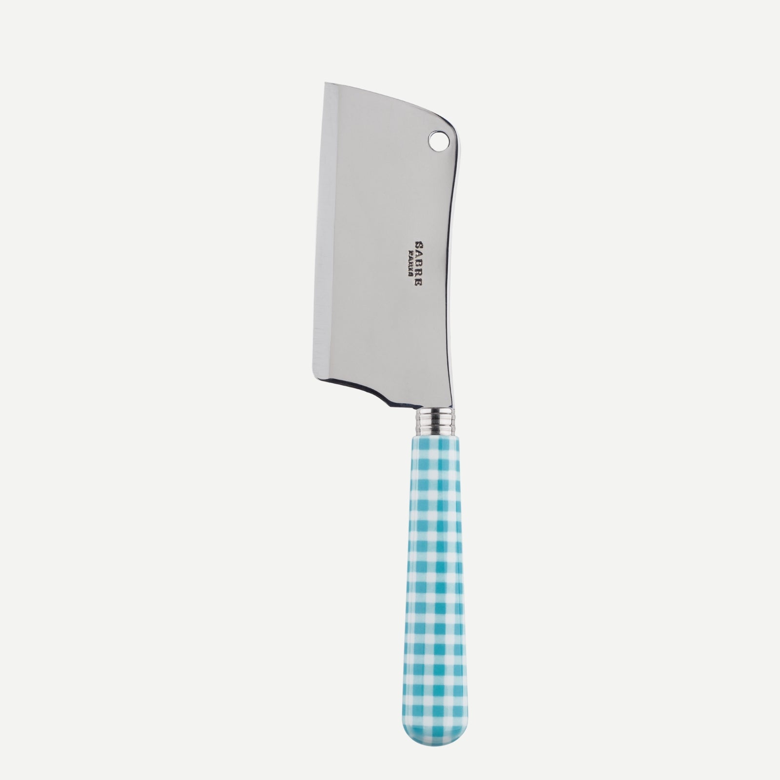 Cheese cleaver - Gingham - Turquoise