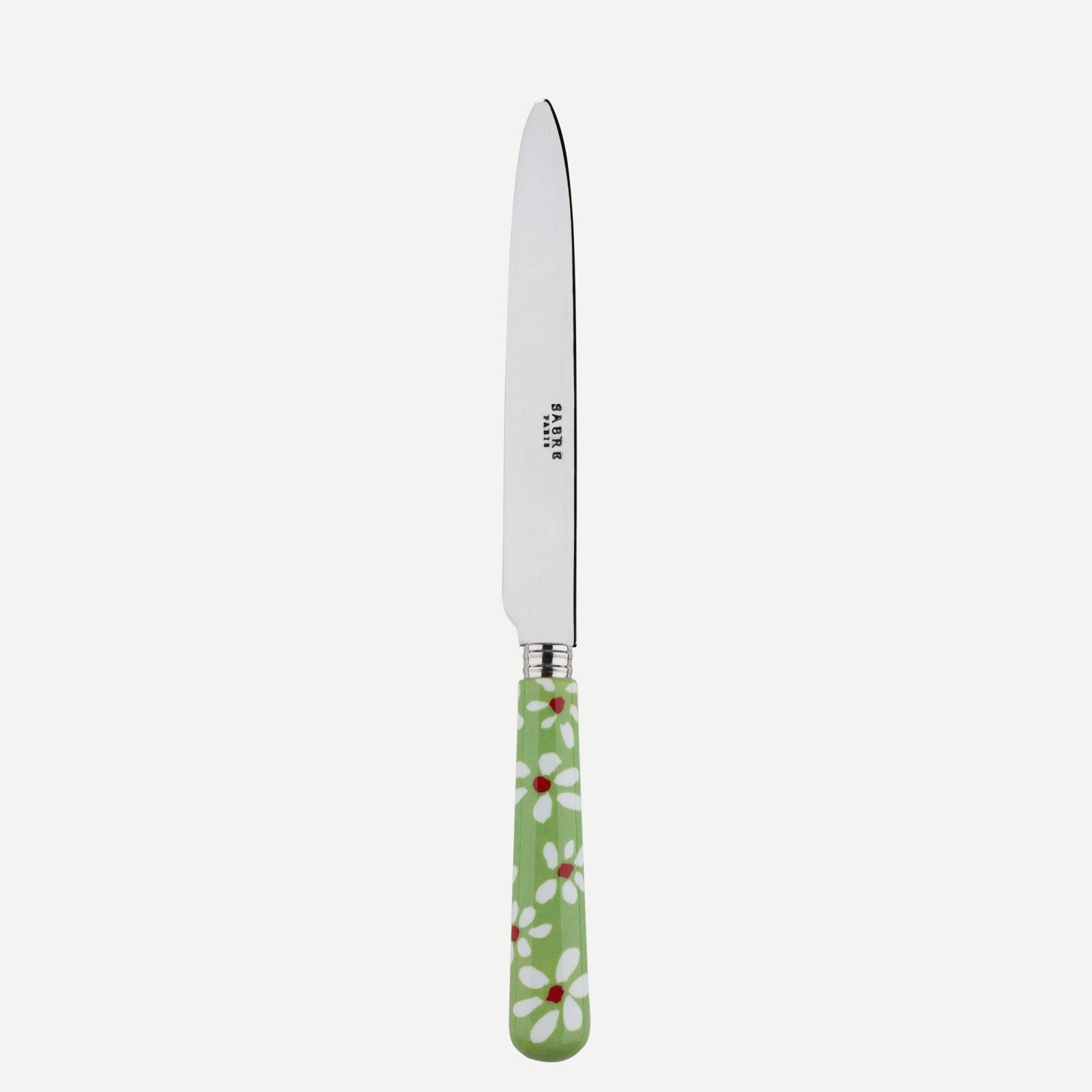 Couteau de table - Marguerite - Vert jardin
