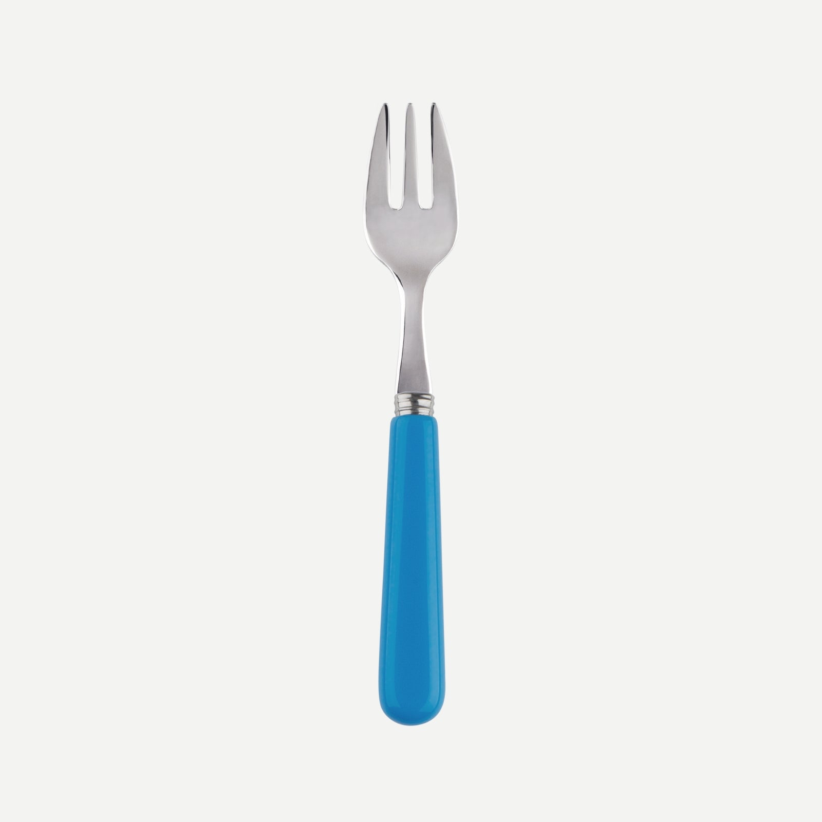 Oyster fork - Pop unis - Cerulean blue
