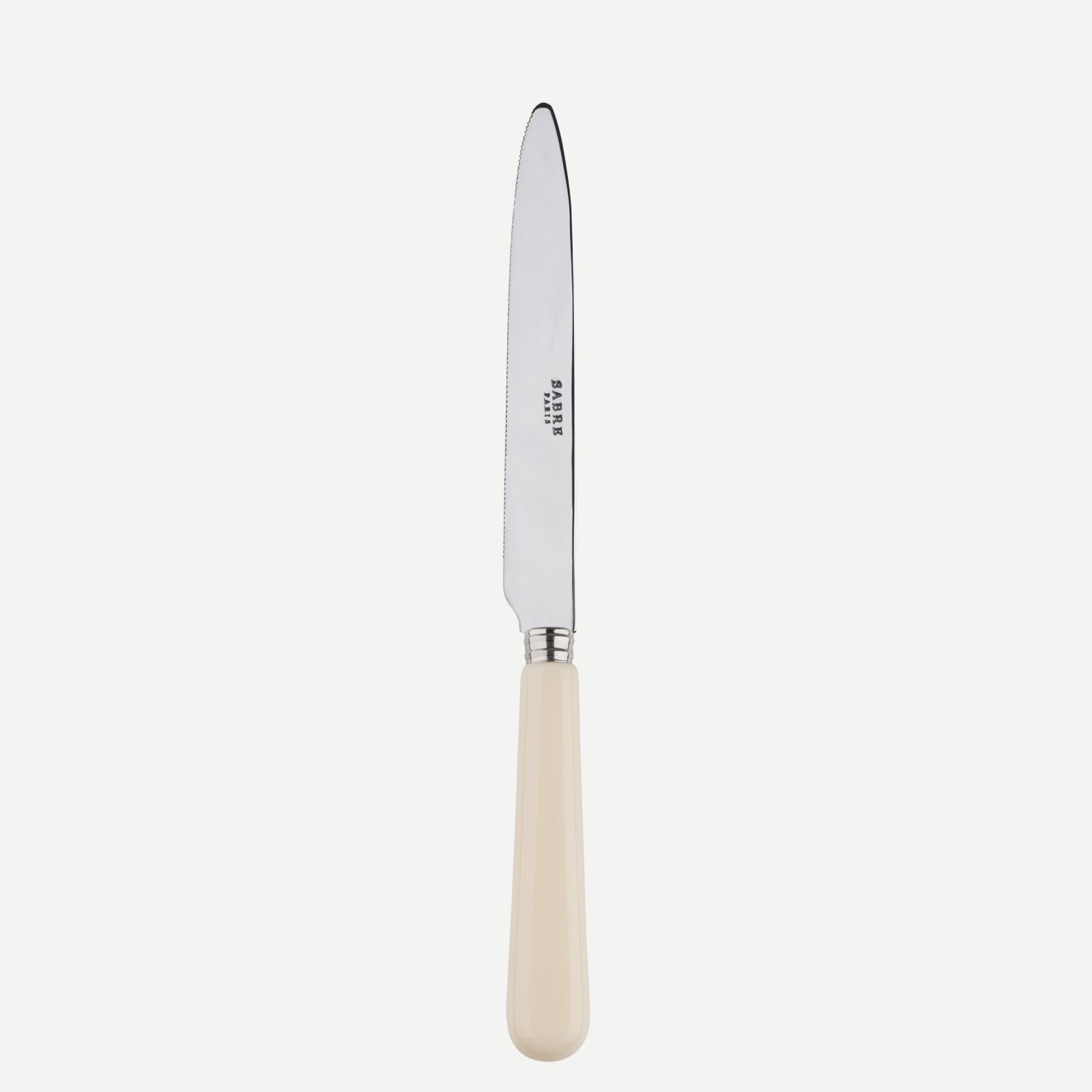 Serrated Dinner knife Blade - Pop unis - Ivoriy