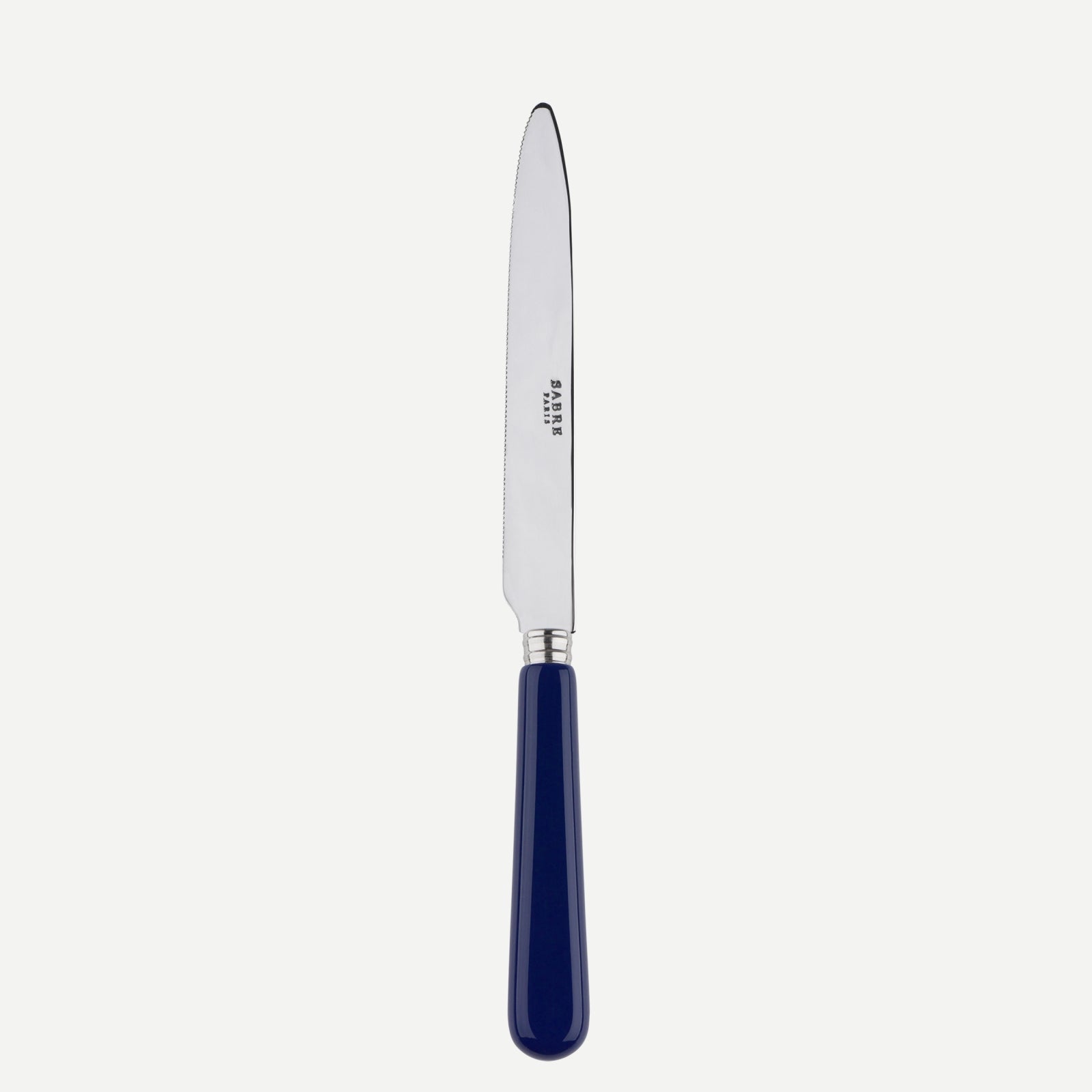 Couteau à lame crantée - Pop unis - Bleu marine