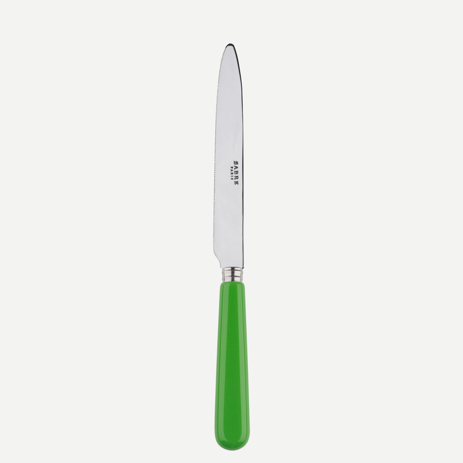 Couteau à lame crantée - Pop unis - Vert printemps