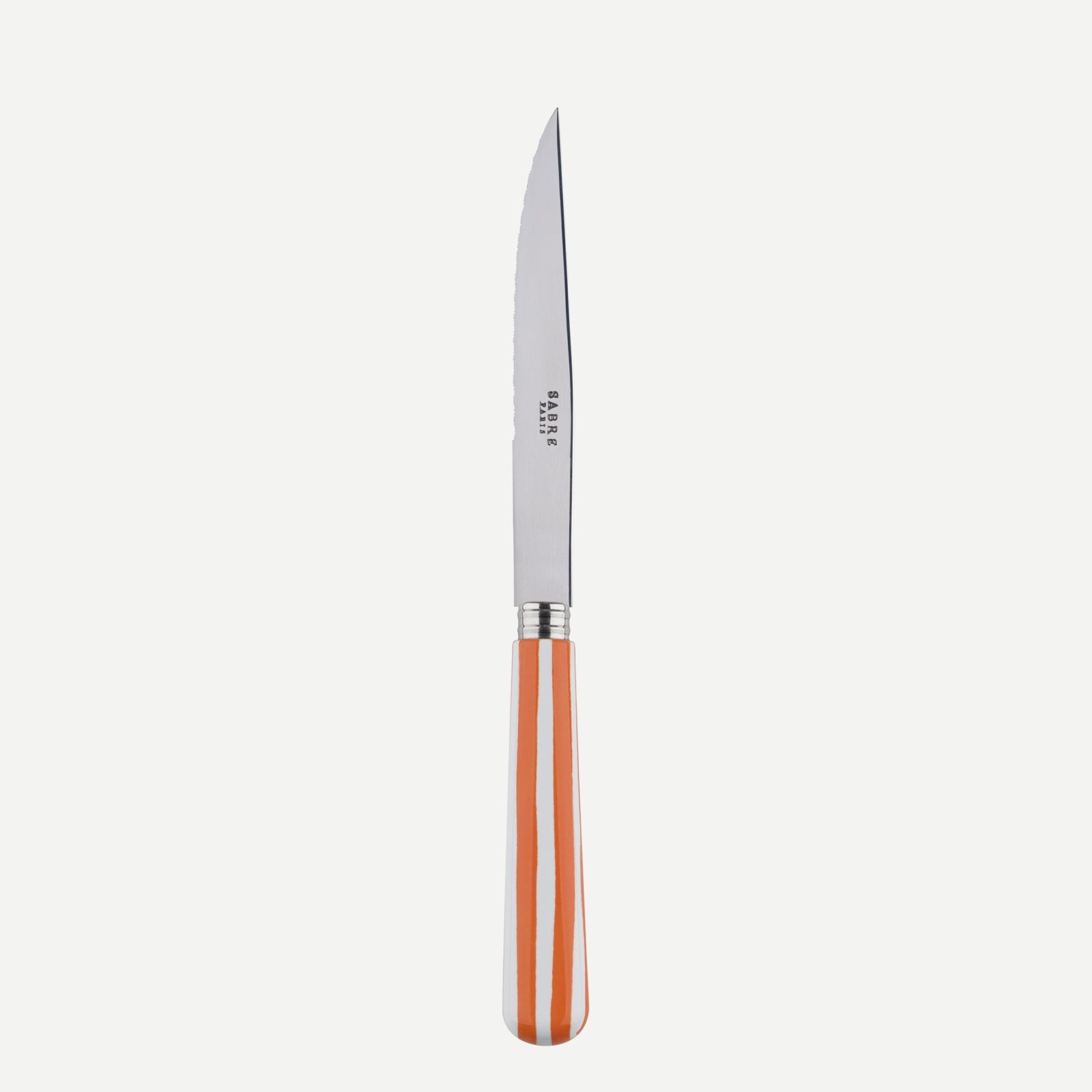 Steack knife - White Stripe - Orange