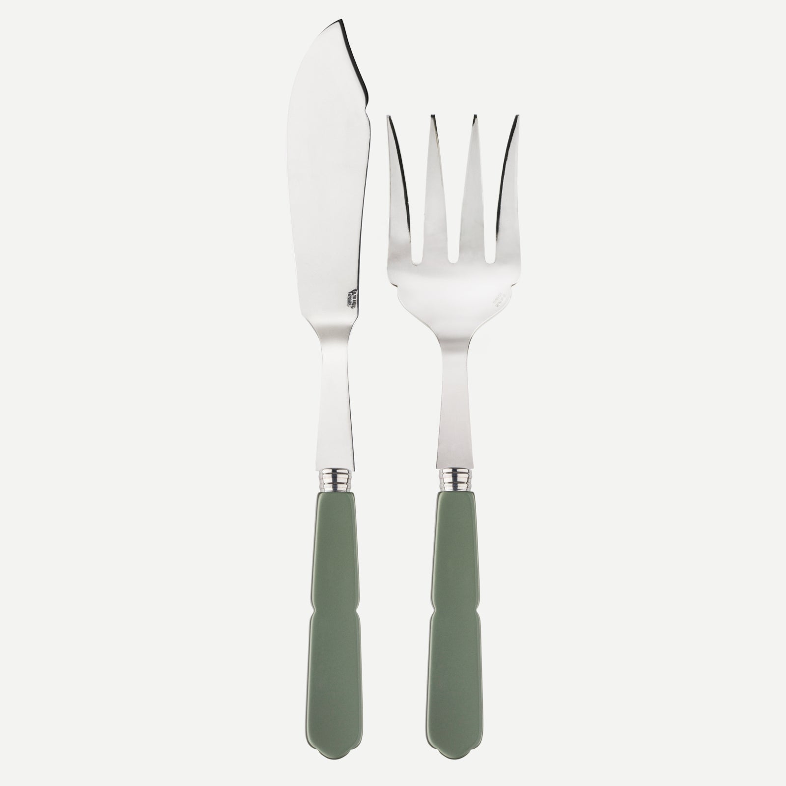 Fish serving set - Gustave - Moss