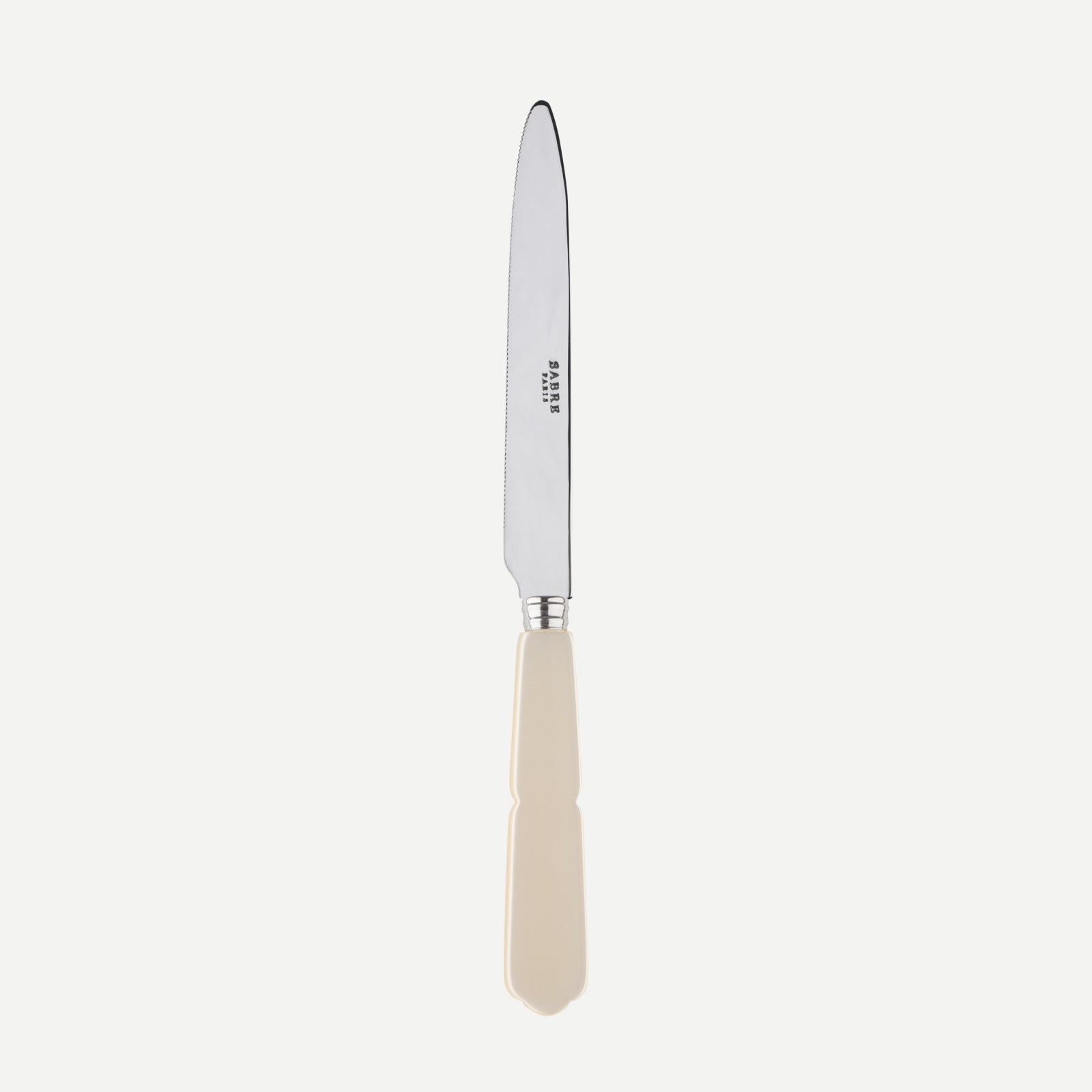 Couteau à lame crantée - Gustave - Nacre