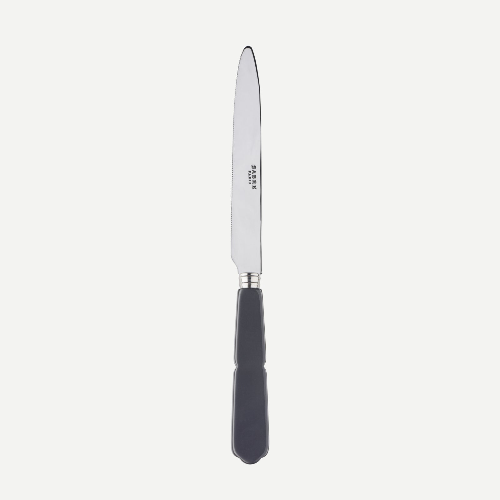 Couteau à lame crantée - Gustave - Gris