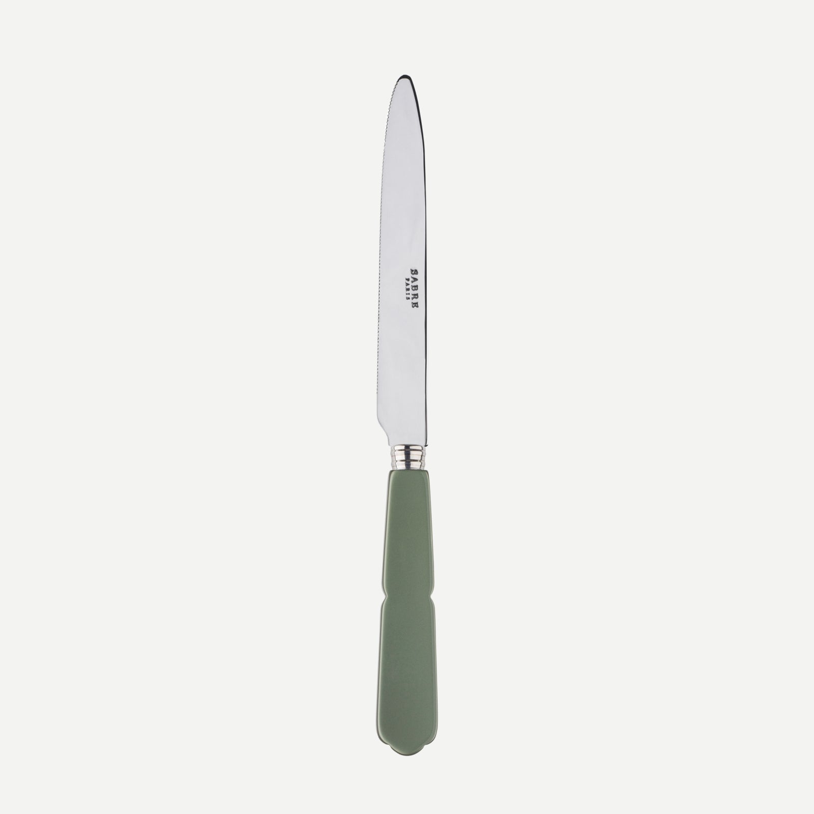 Couteau à lame crantée - Gustave - Tilleul