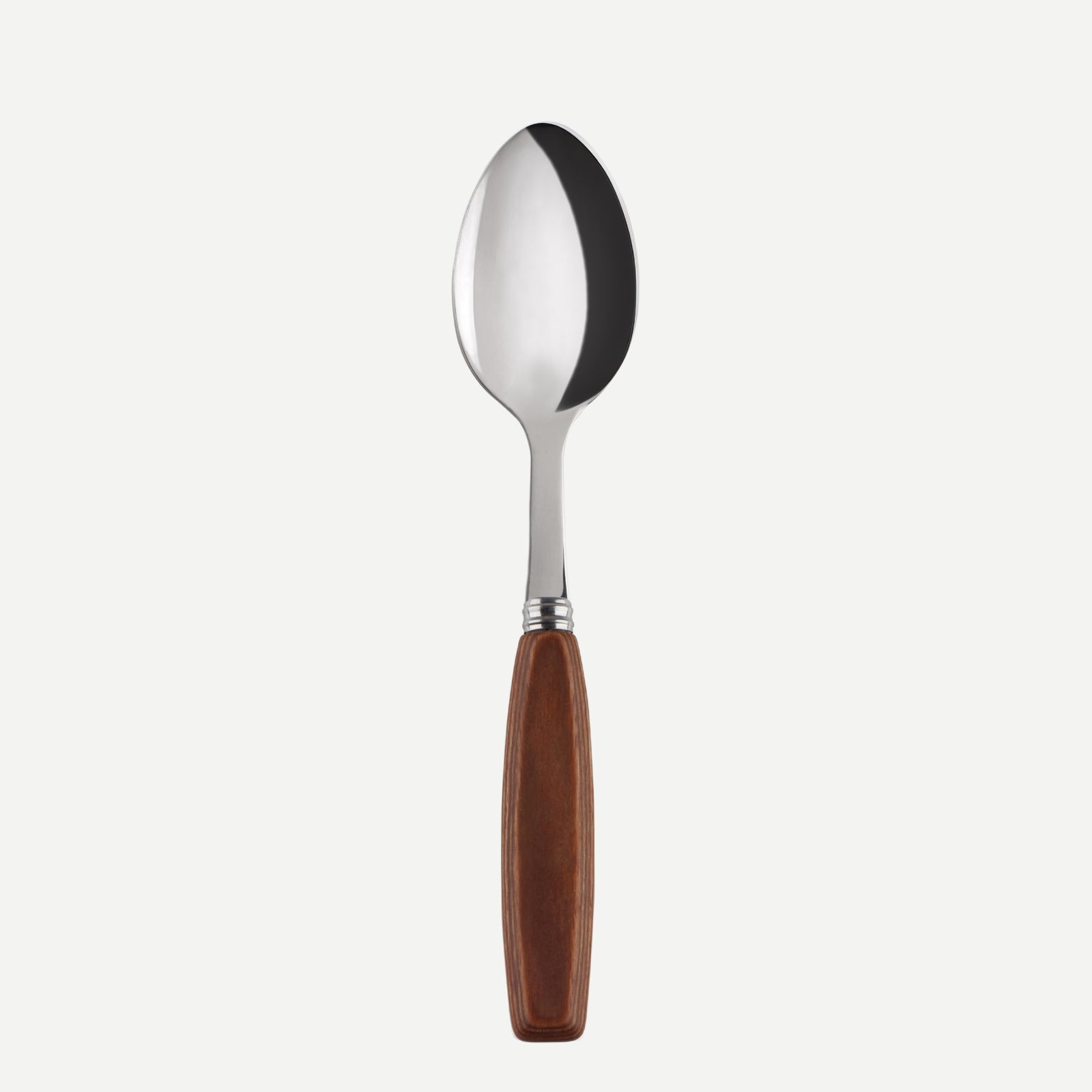 Dessert spoon - Djembe - Light press wood