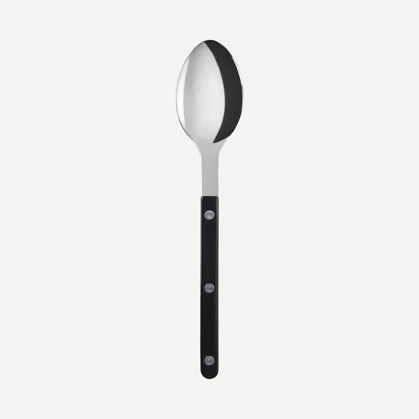 Soup spoon - Bistrot shiny solid - Black