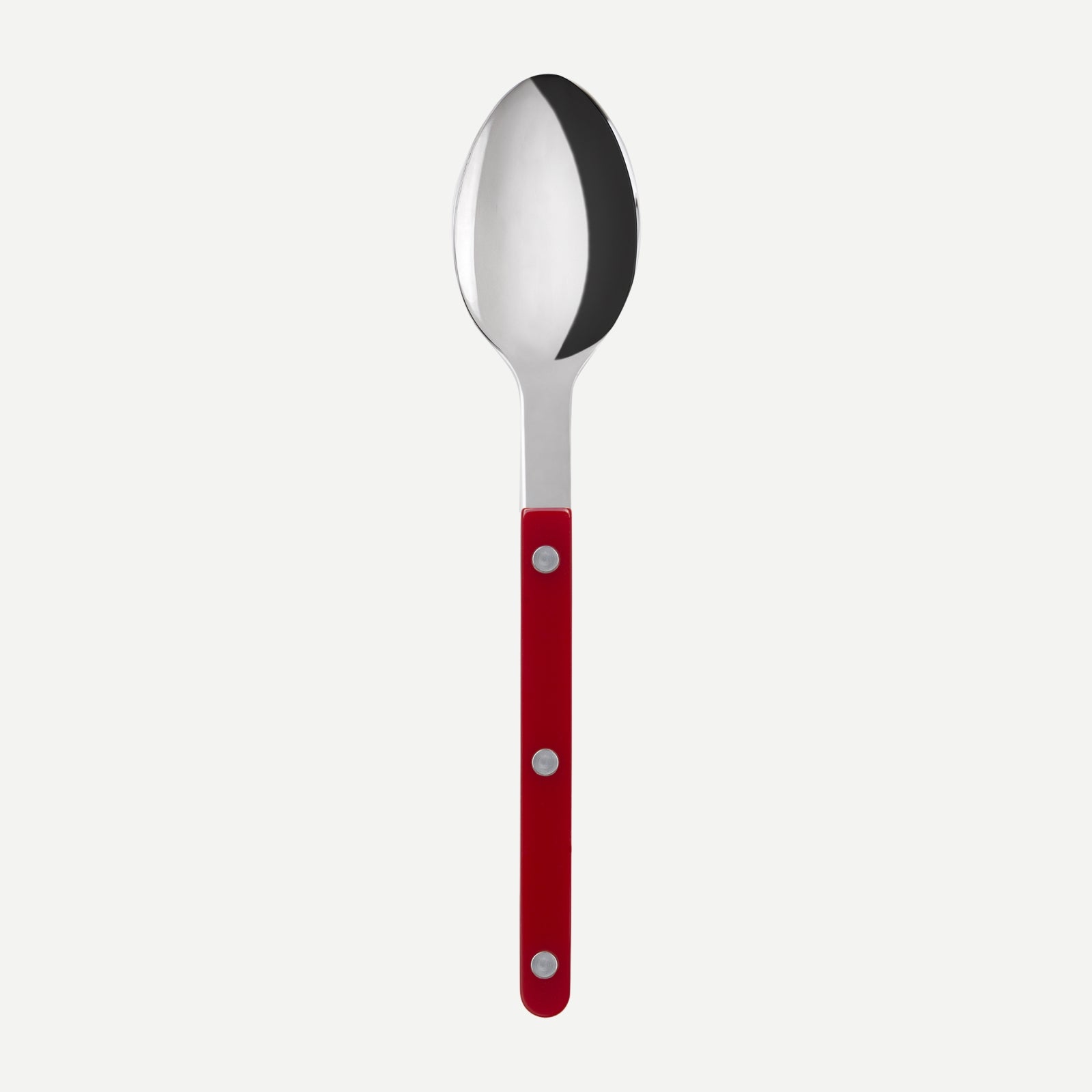 Soup spoon - Bistrot shiny solid - Burgundy
