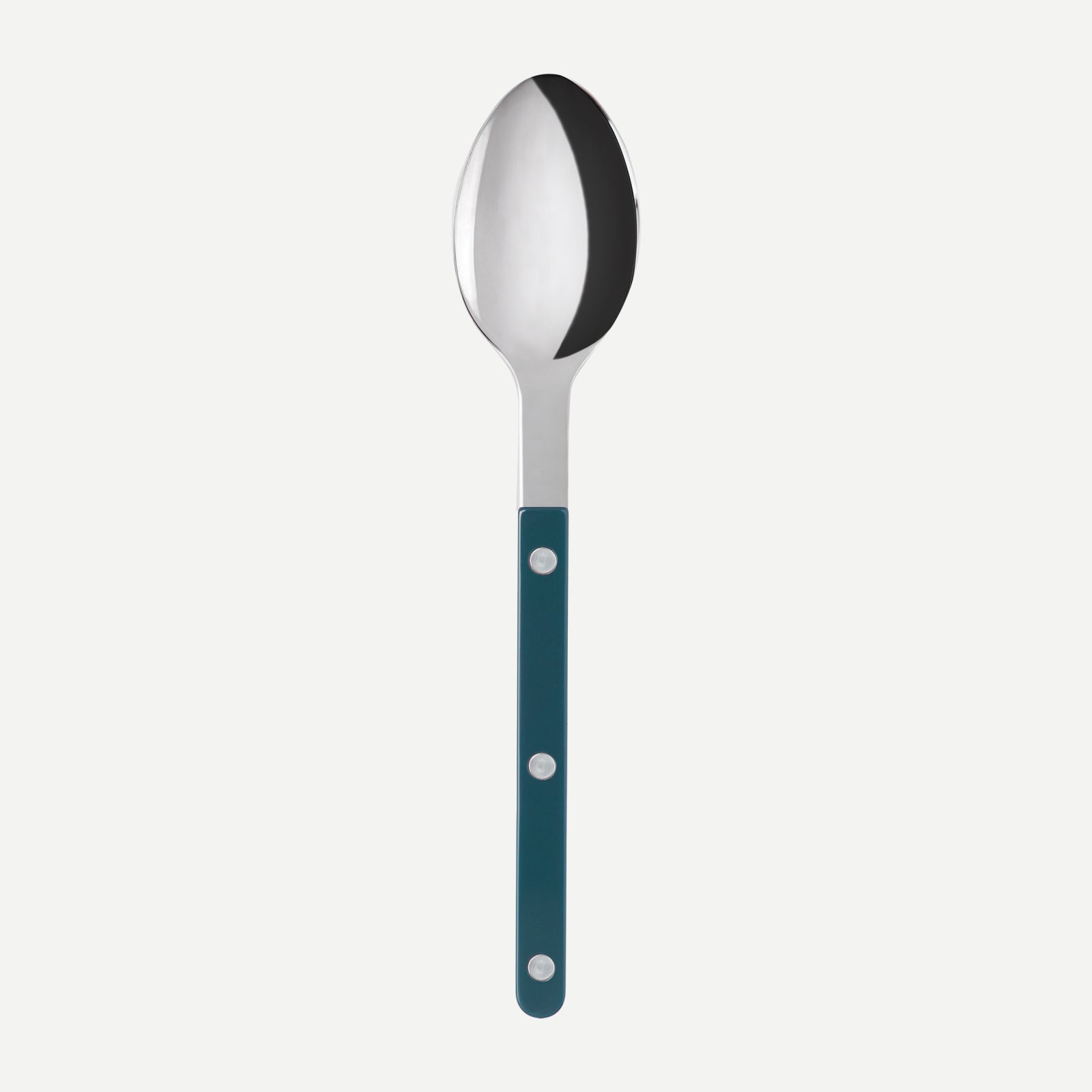 Soup spoon - Bistrot shiny solid - Aquamarine