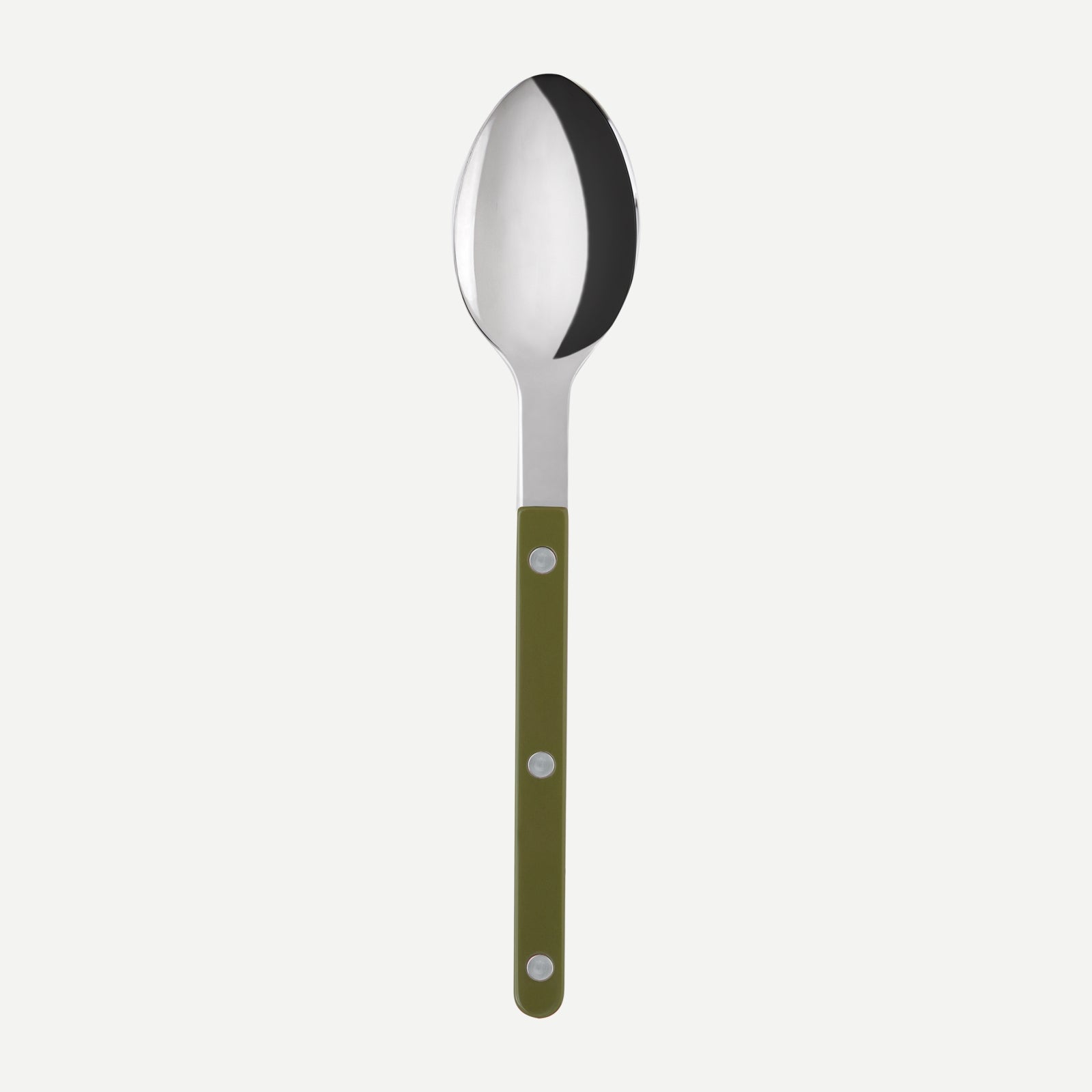 Soup spoon - Bistrot shiny solid - Green fern
