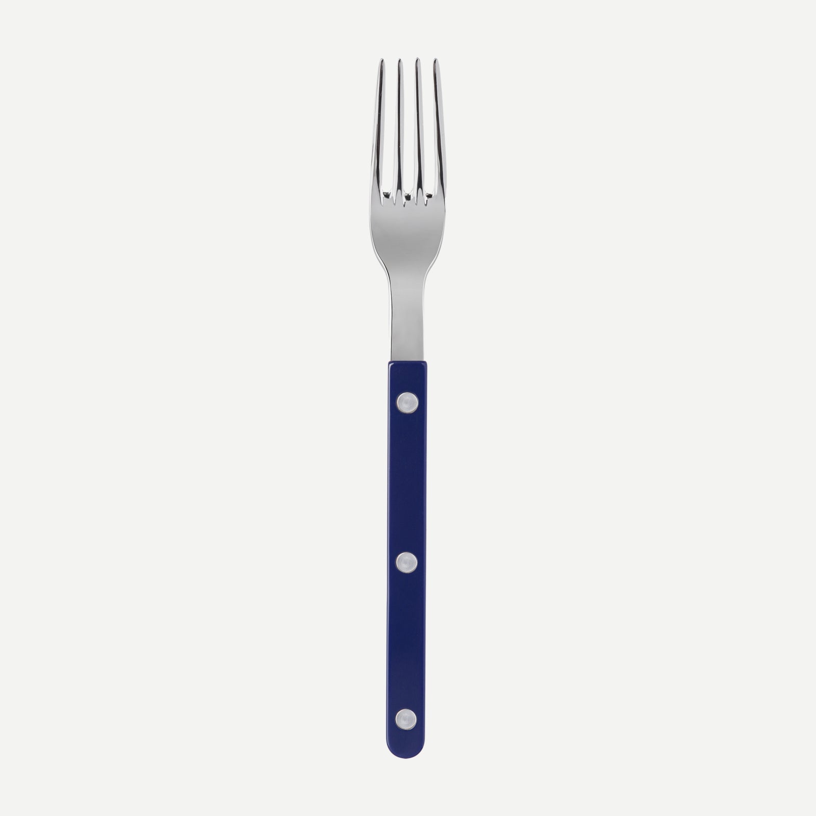 Dinner fork - Bistrot shiny solid - Navy blue