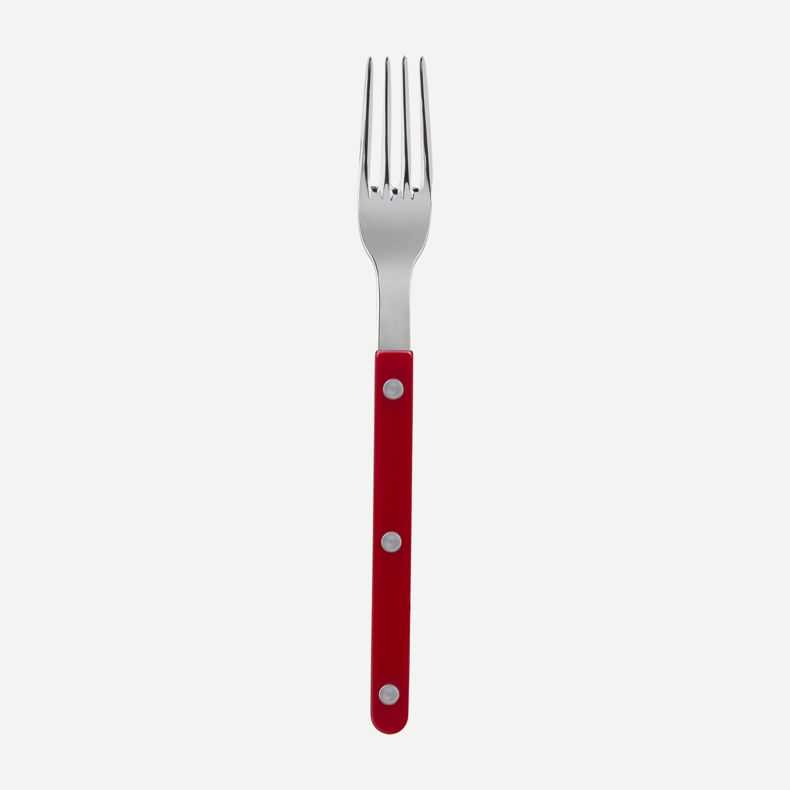 Dinner fork - Bistrot shiny solid - Burgundy