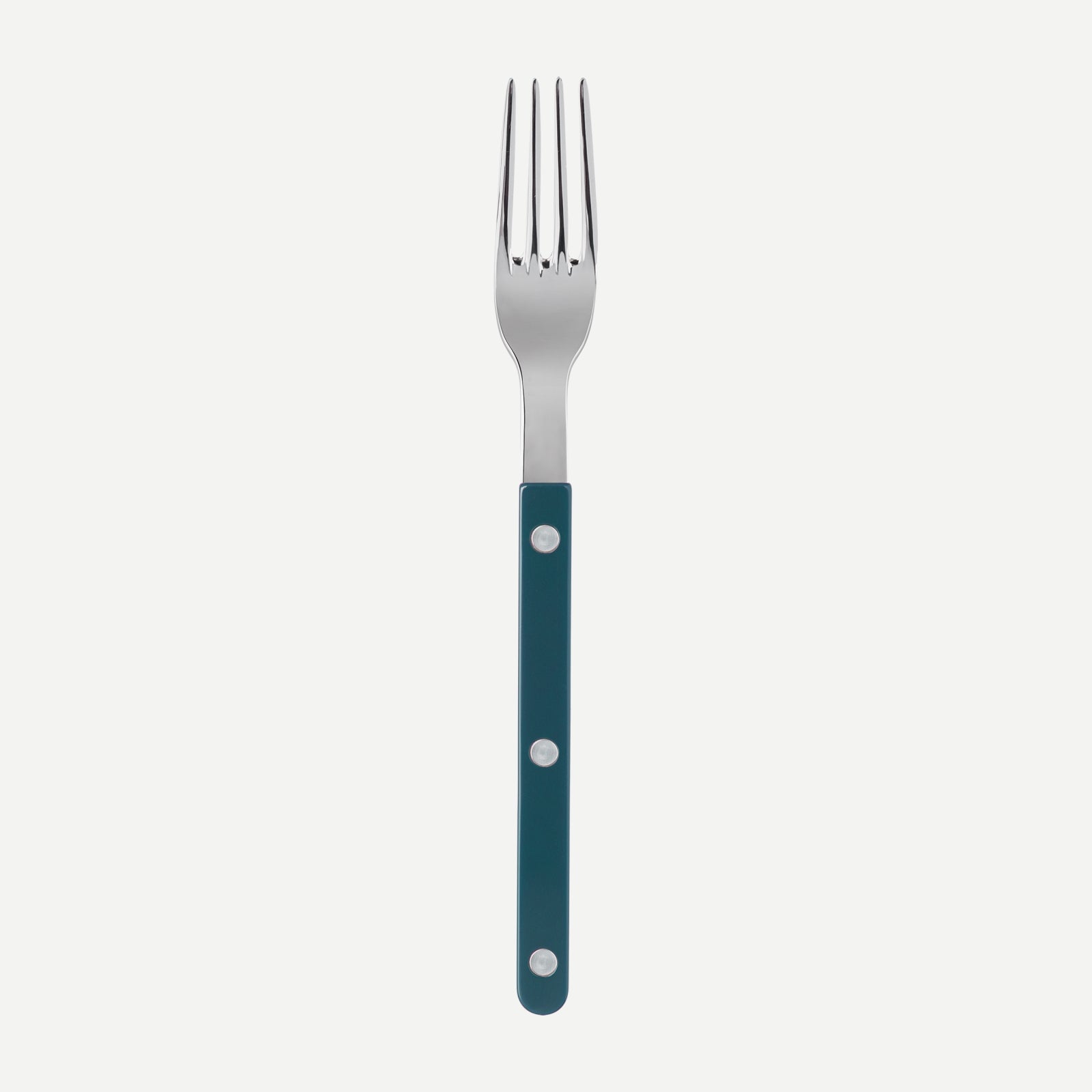 Fourchette de table - Bistrot uni - Bleu canard