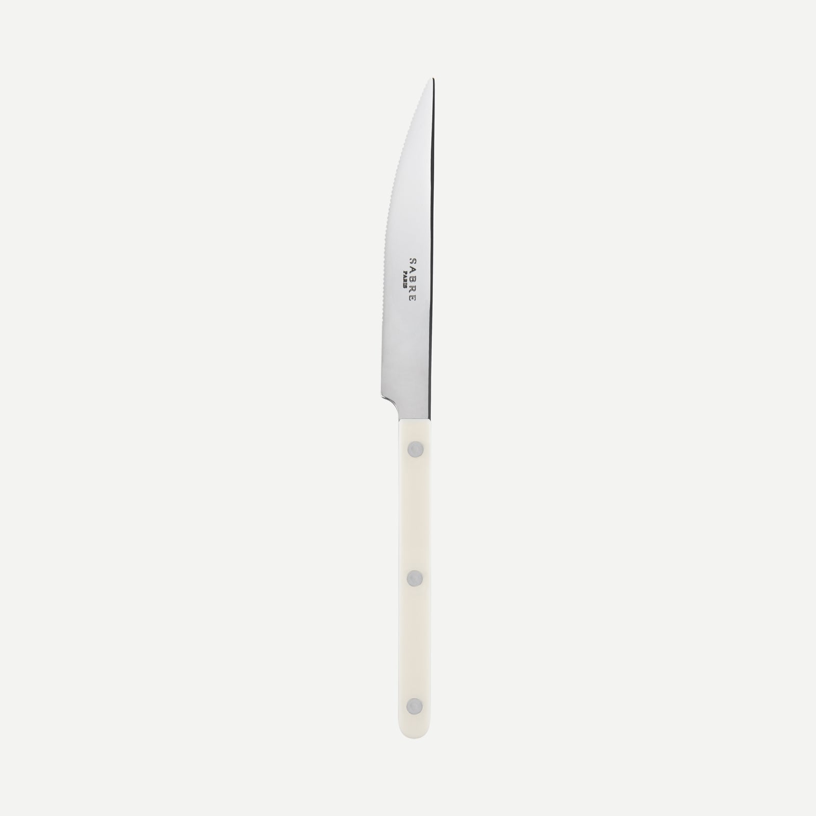 Dinner knife - Bistrot shiny solid - Ivoriy