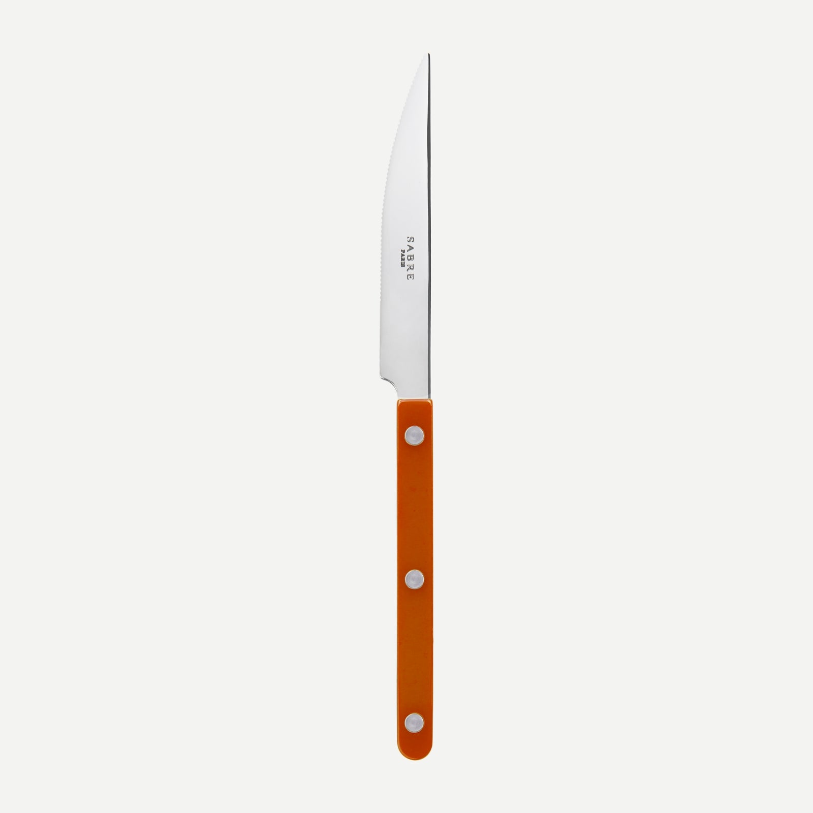 Dinner knife - Bistrot shiny solid - Orange