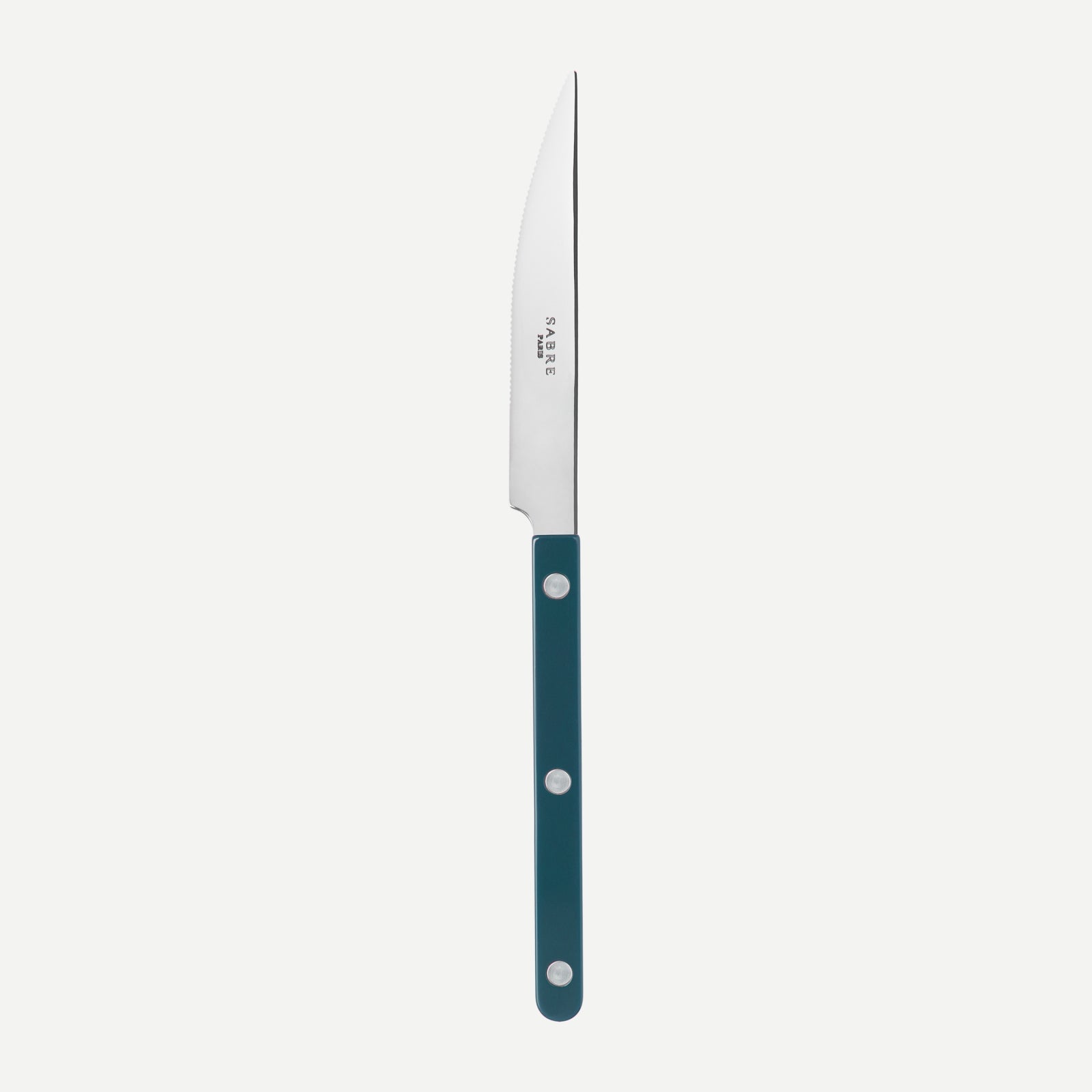 Dinner knife - Bistrot shiny solid - Aquamarine