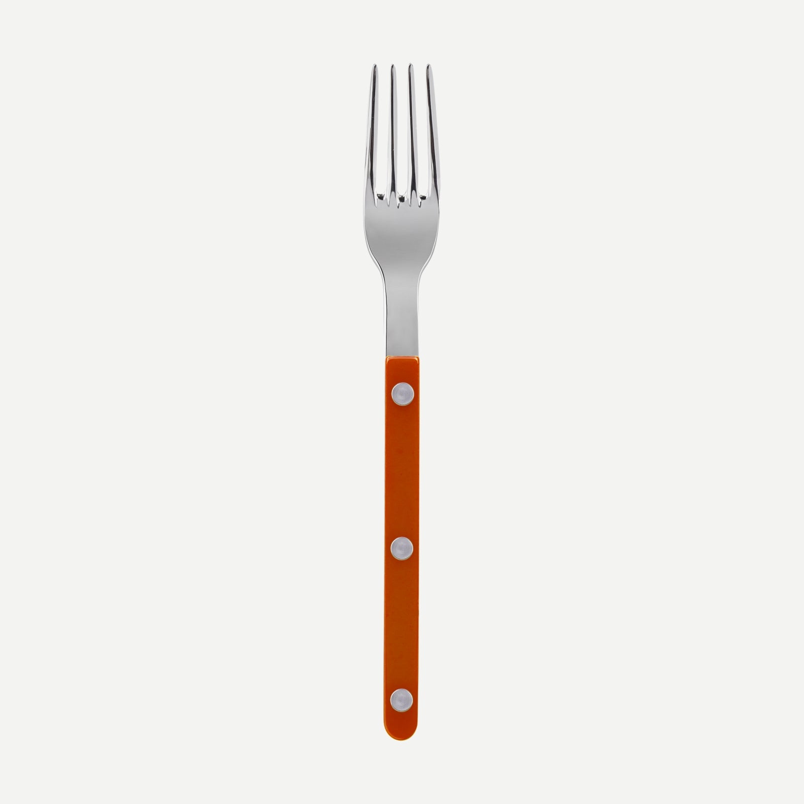 salad fork - Bistrot shiny solid - Orange