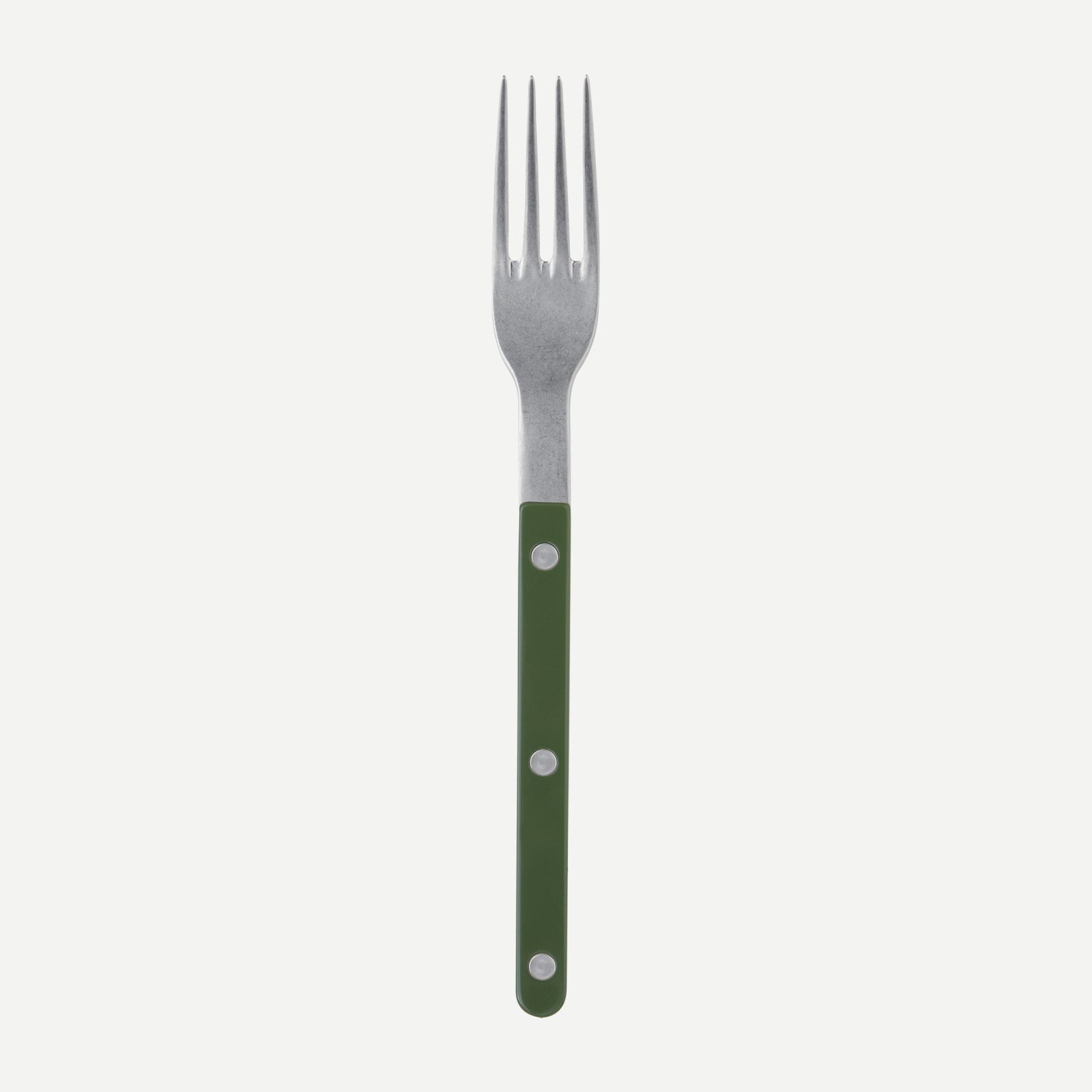 Fourchette de table - Bistrot vintage uni - Vert