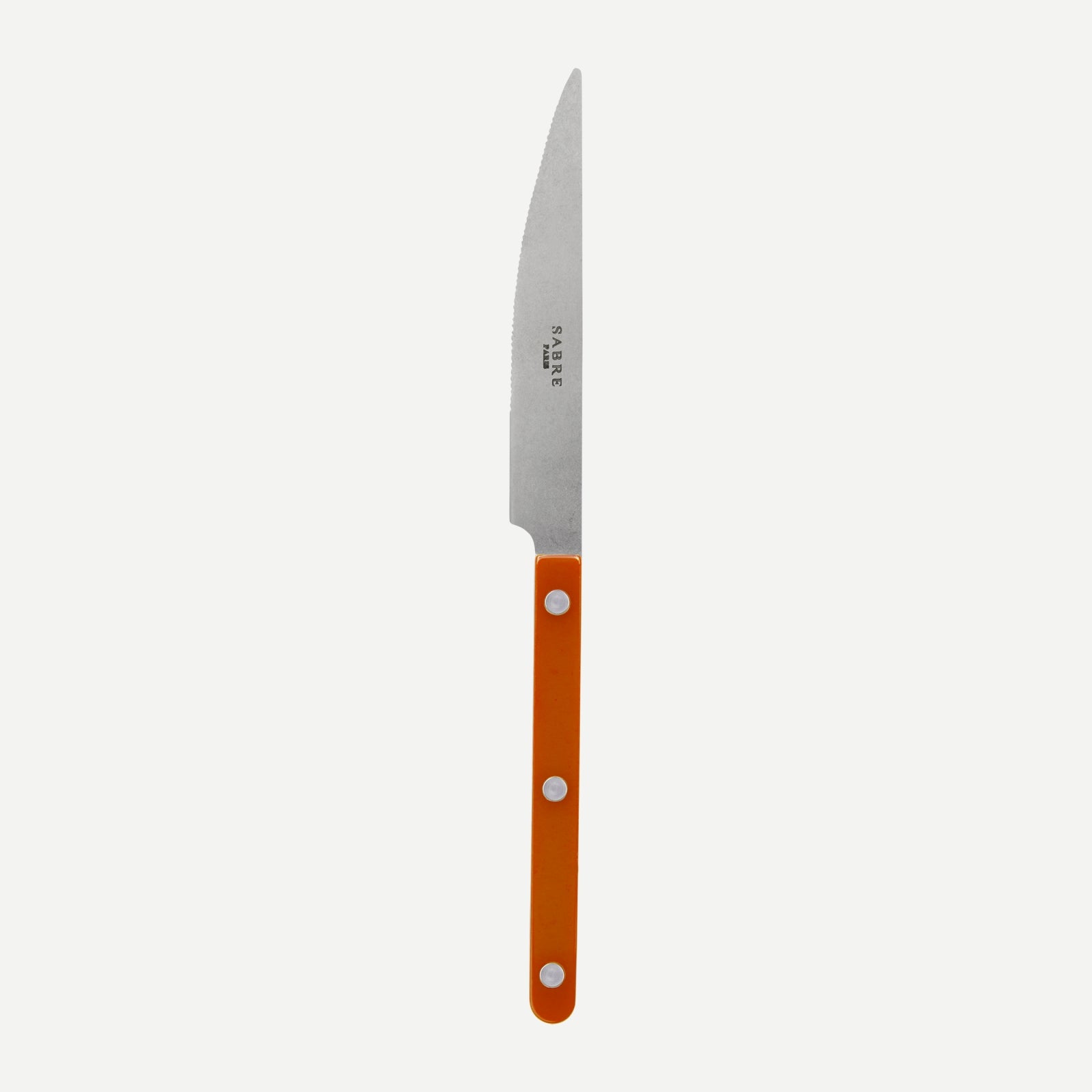 Couteau de table - Bistrot vintage uni - Orange