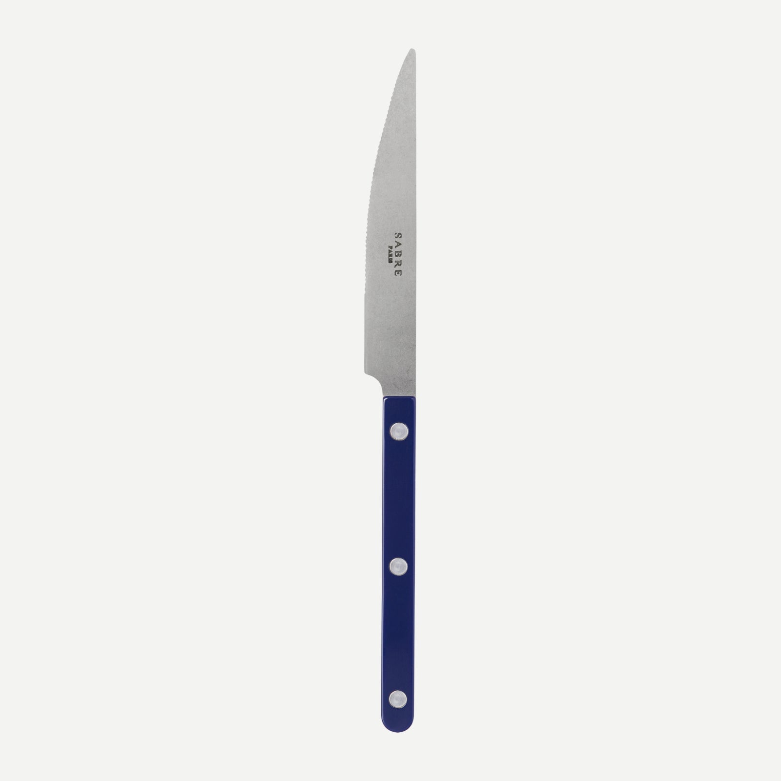 Couteau de table - Bistrot vintage uni - Bleu marine
