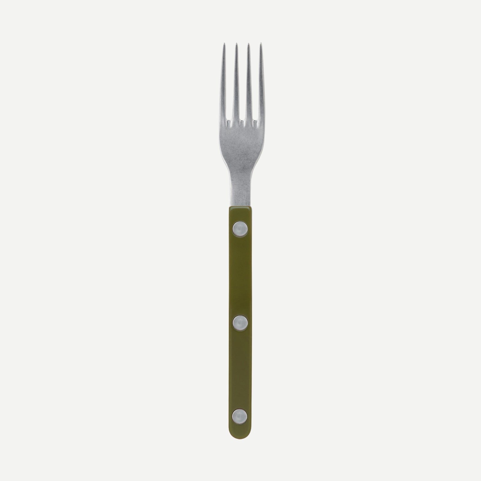Petite fourchette - Bistrot vintage uni - Vert fougere