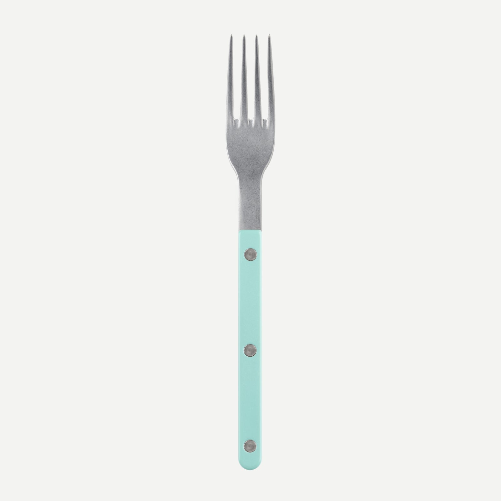 Dinner fork - Bistrot Vintage uni mat - Pastel green