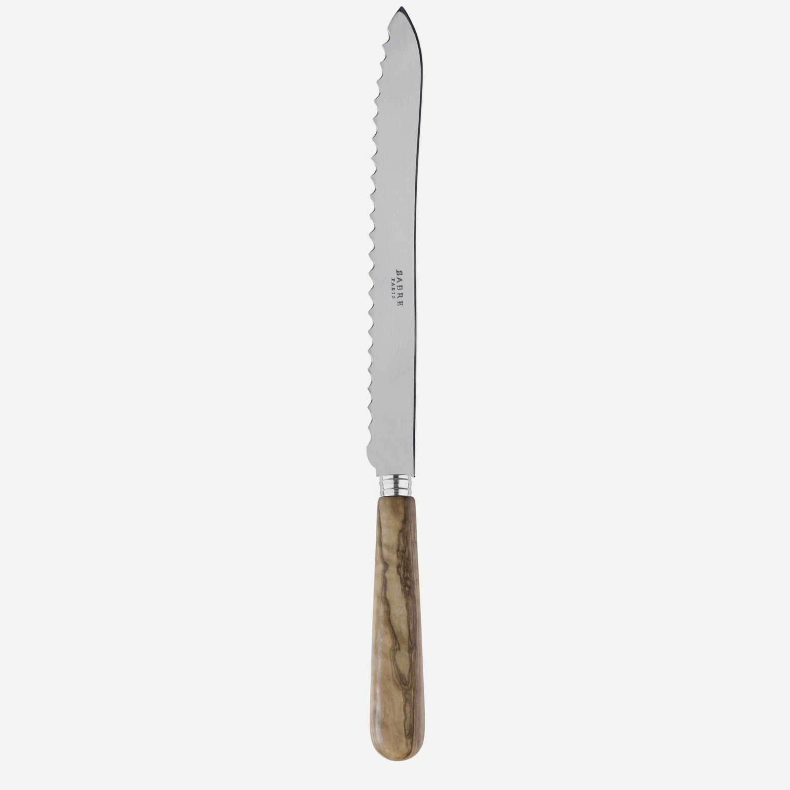Bread knife - Lavandou - Olive tree wood